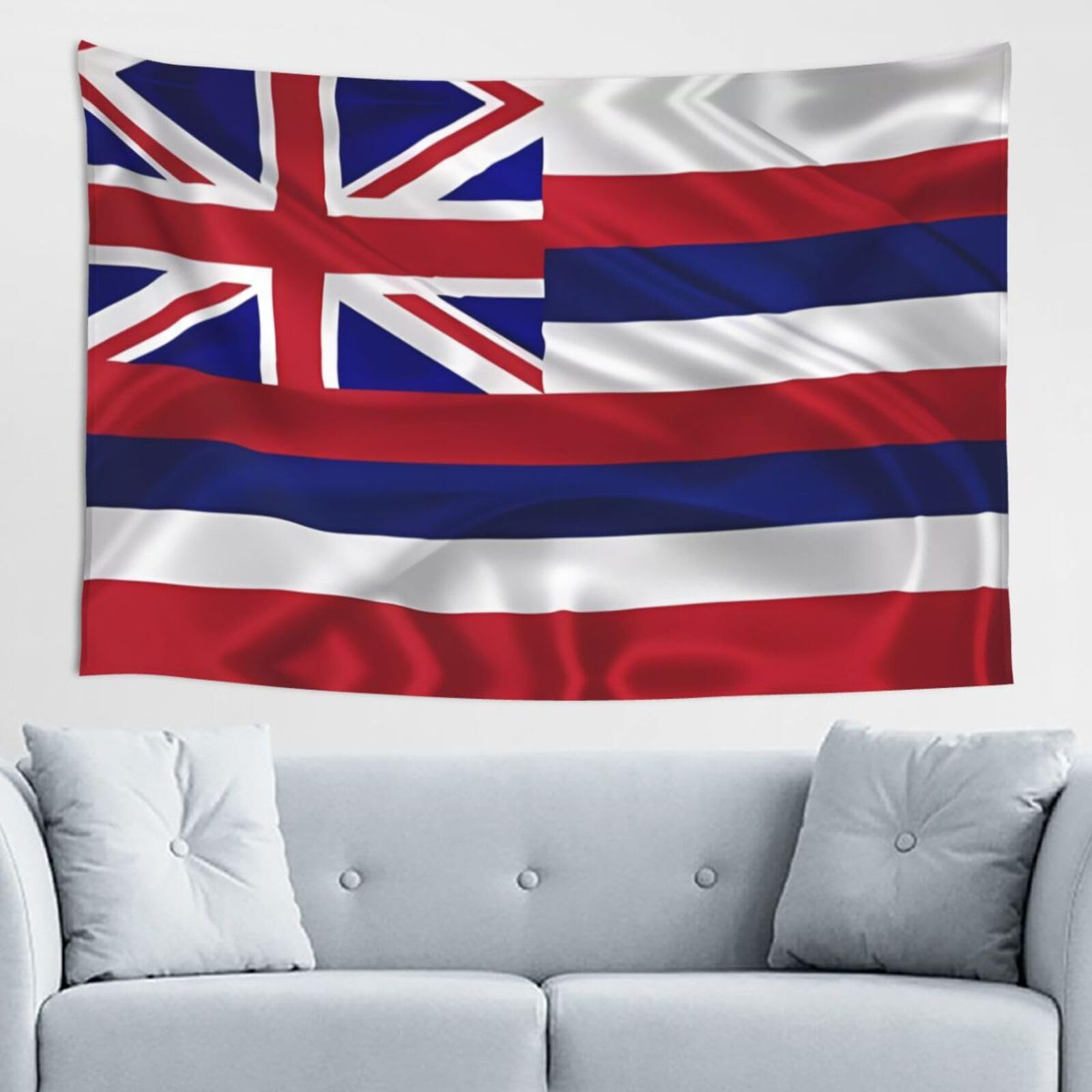 ZZYYDS Flag of Hawaii American Wall Decor Tapestry 60x40in, Wall Hanging, Home Decor, Dorm Decor, Porch Tapestry, etc.