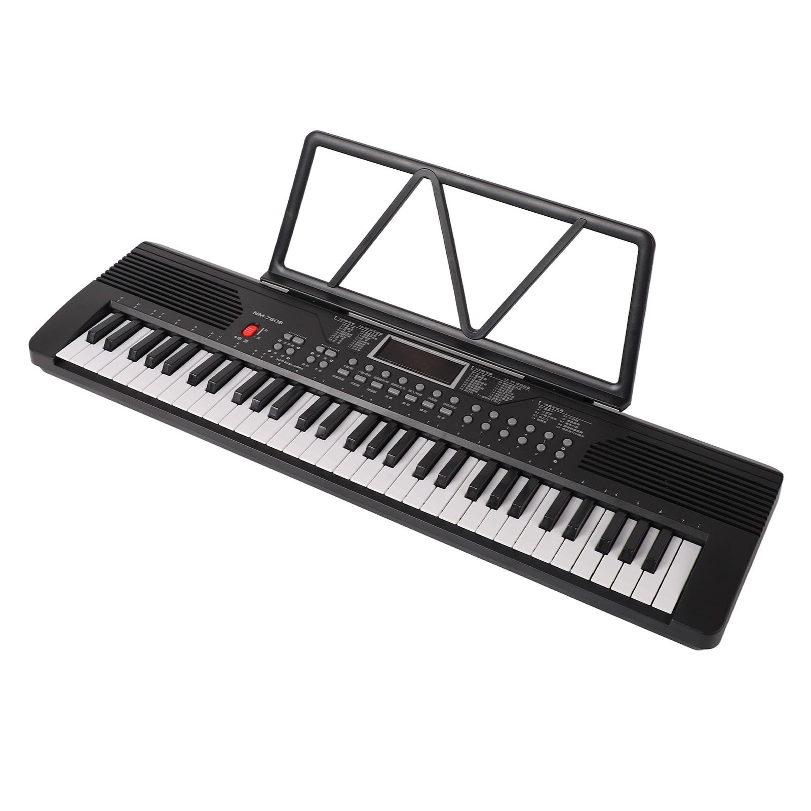 LiebeWH 61-Tasten-E-Keyboard-Klavier, Tragbares Digitalpiano mit Gewichteten Tasten für Anfänger, Erwachsene, Kinder, Heimübungen