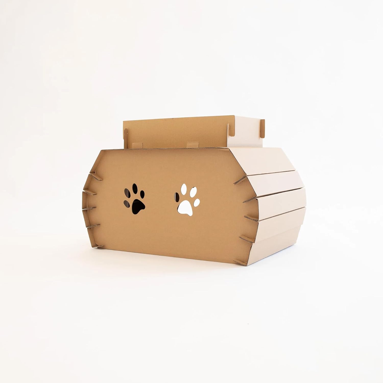 Carlson Cat Camper with Scratching Pad, Includes One Cat Door, Three Paw Windows, and One Cat Scratching Pad