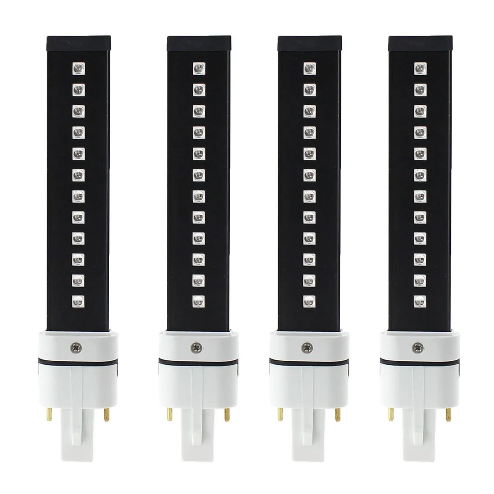 UV Lamp, Sostituzione 9W UV LED Lampada Tubo Lampadina Nail Art Essiccatore Fototerapia Gel Polimerizzante Sorgente Macchina 365 + 405nm(12LED 4pcs)
