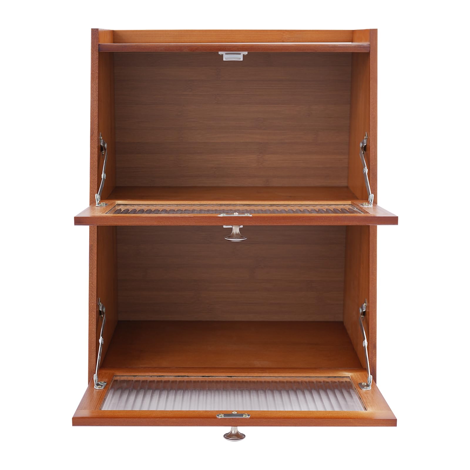 Piccola credenza in bambù da cucina per piano di lavoro, credenza per buffet, cucina, mobile da cucina con porta in acrilico, contenitore per spezie, utensili da cucina, tazze, oggetti di