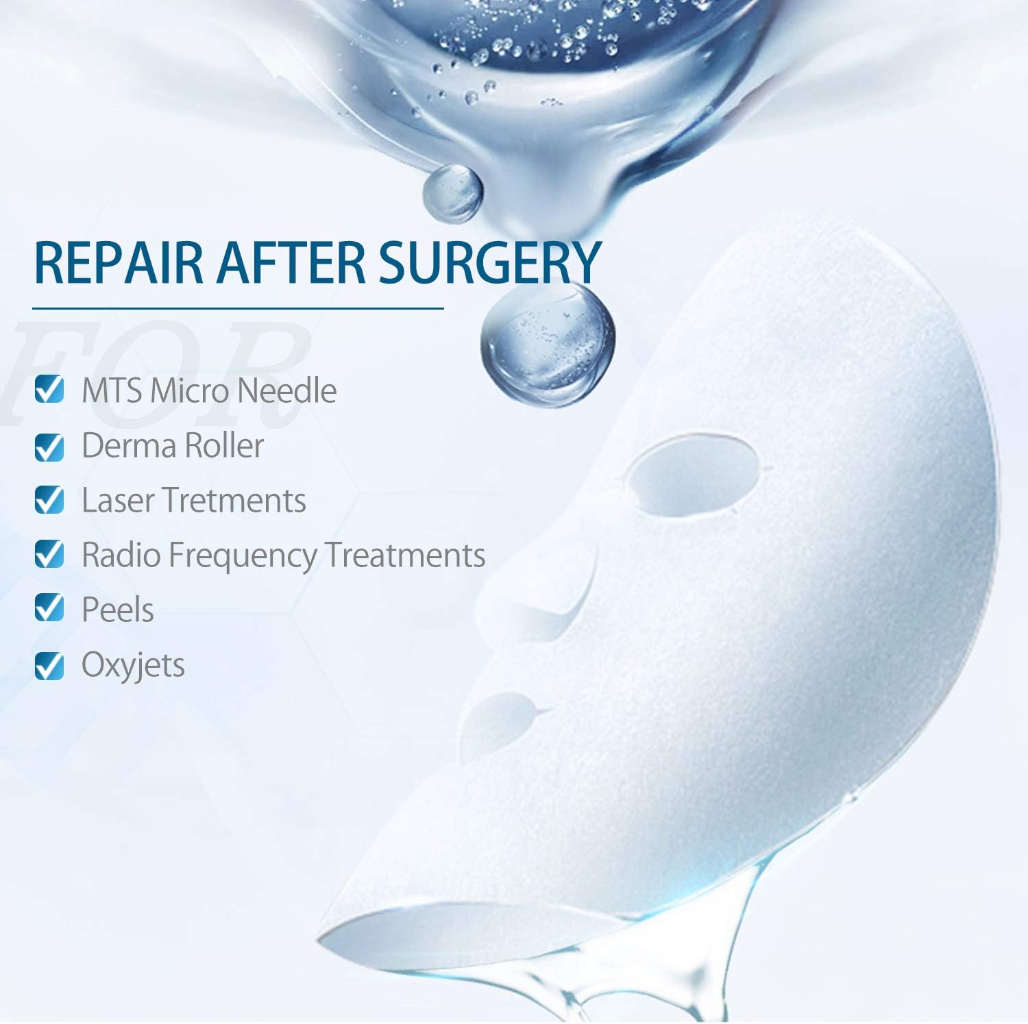 Koi Beauty Unscented Facial Mask Sheets Multipack, Collagen Essence