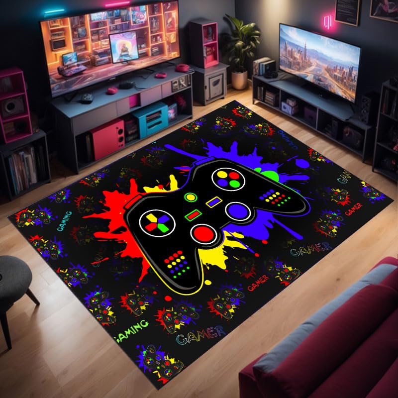 Tapete Gamer Moderno 3.3x5ft para Niños miniatura 3