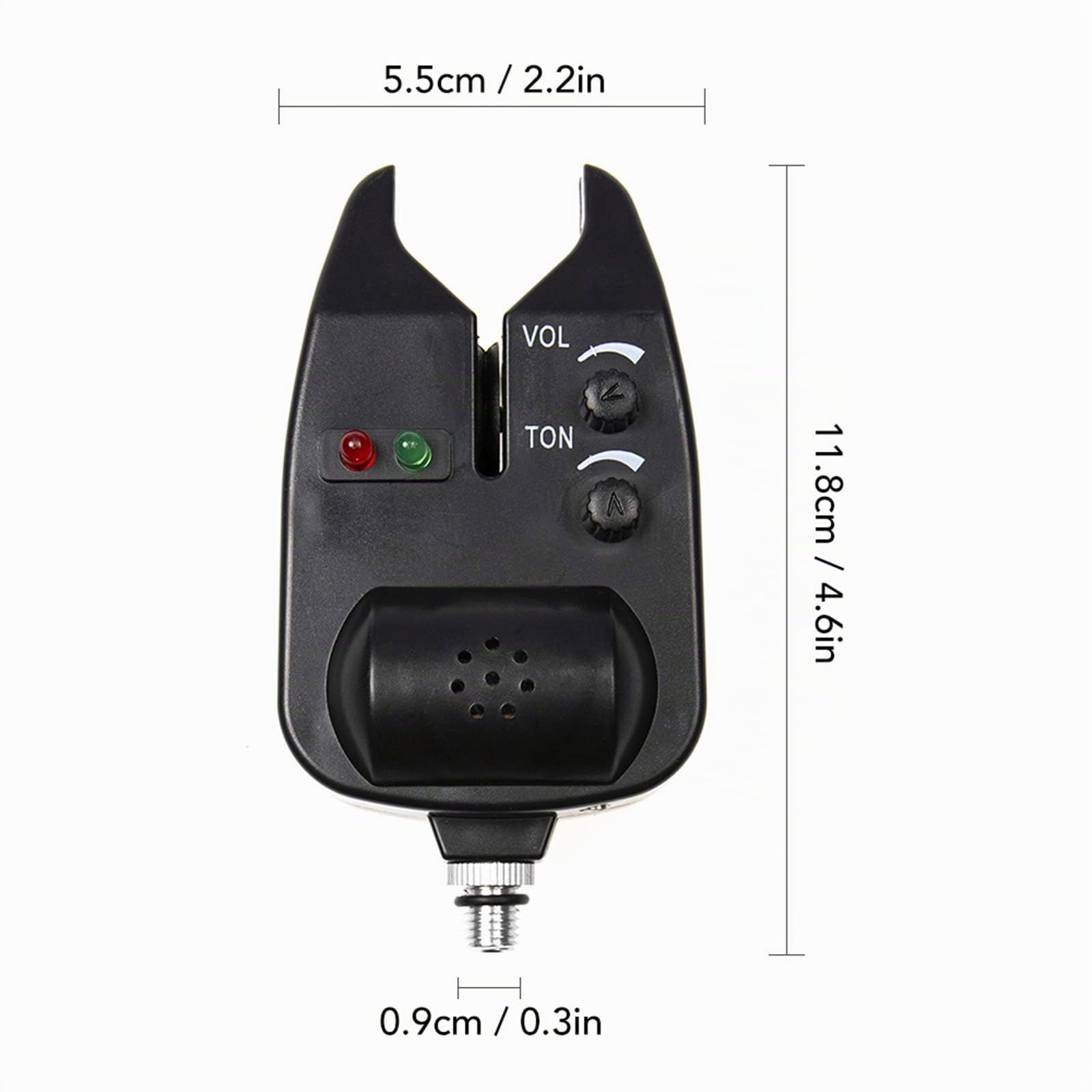Carpa retráctil Ajustable Carpa de Pesca Soporte para vainas Soporte para vainas de caña de Pescar con 3 alarmas de mordida e Indicadores de Swingers,Pesca Rod Holder