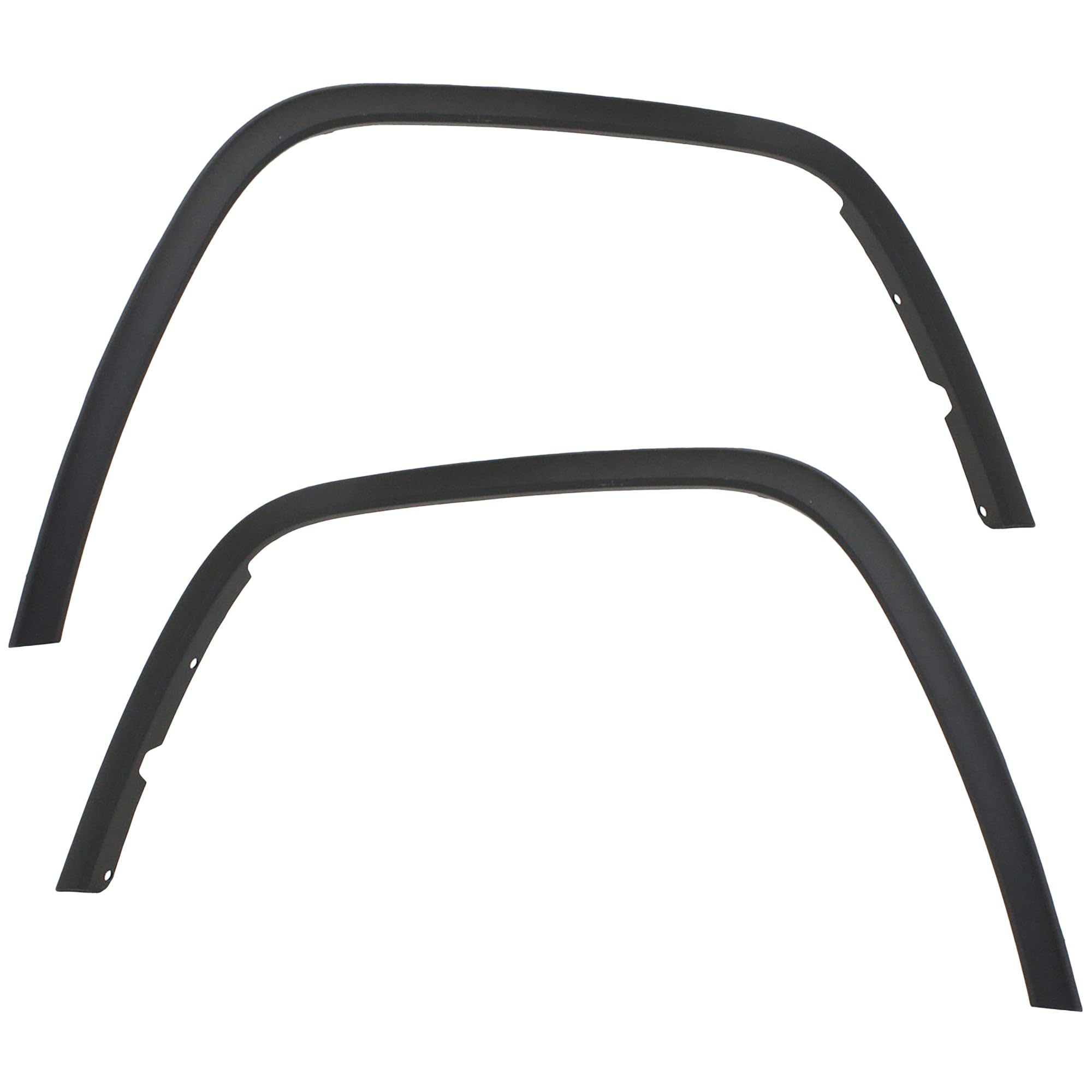 Fender Flares - Front Driver and Passenger Side Textured Black for 2011-2013 Jeep Grand Cherokee Overland