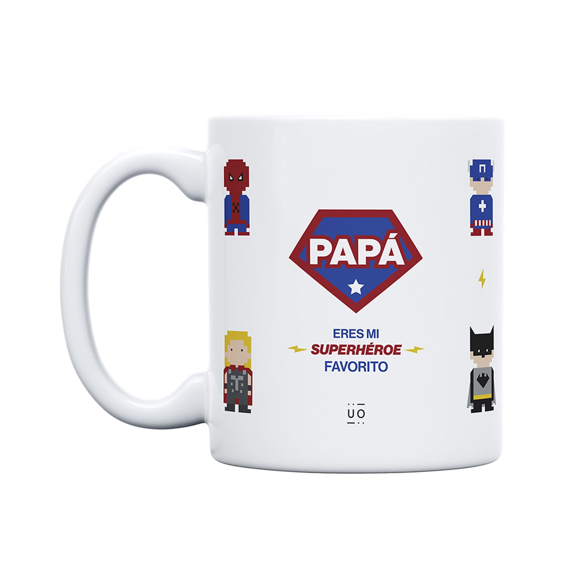 UO Dad You are My Favorite Super Hero Gift Mug Gift for Dads Gift for Parents 350ml Ceramic