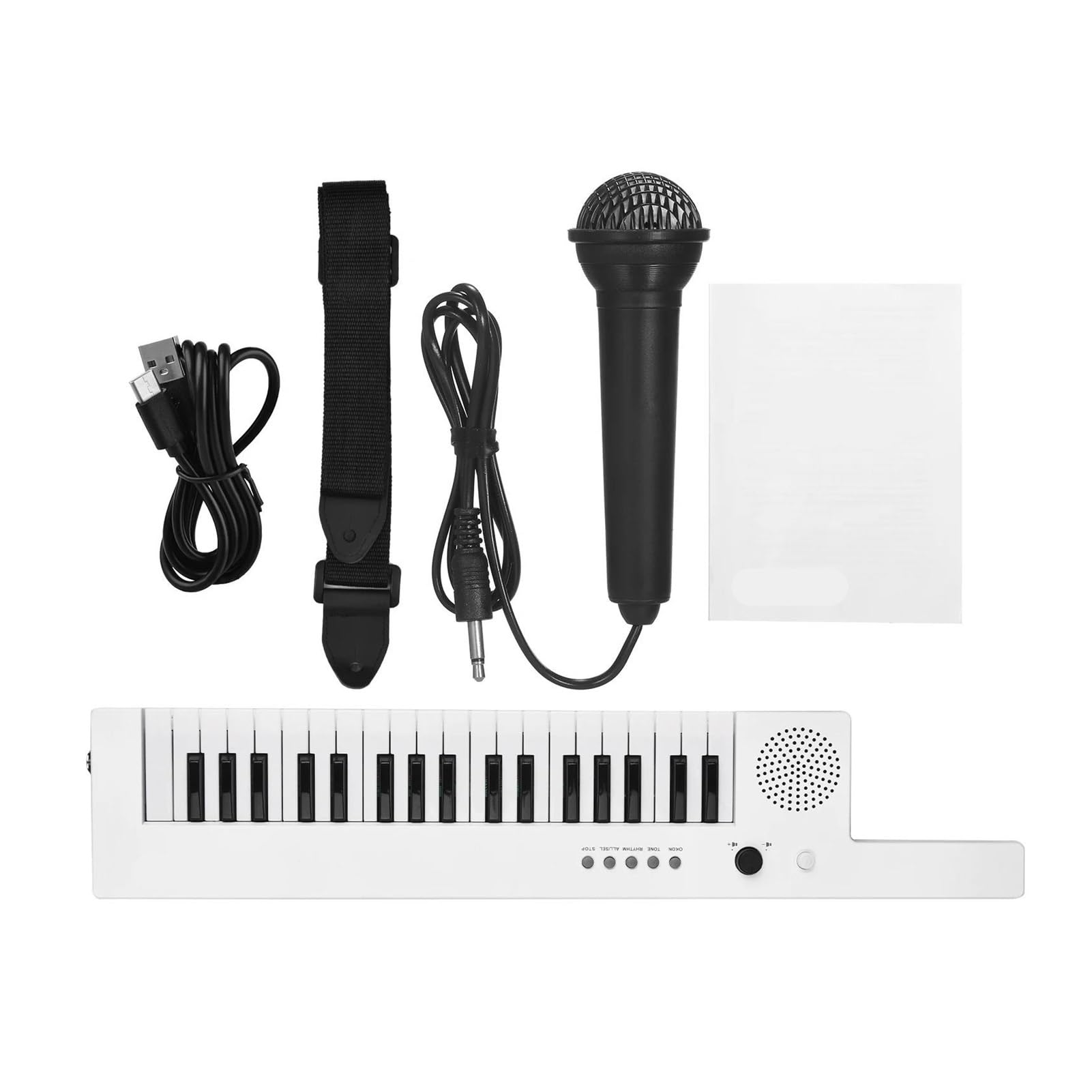 klawiatura elektroniczna Gitara Pianino Elektroniczne Z Mini Fortepianem Instrumenty Klawiszowe 37-klawiszowe Pianino Elektroniczne
