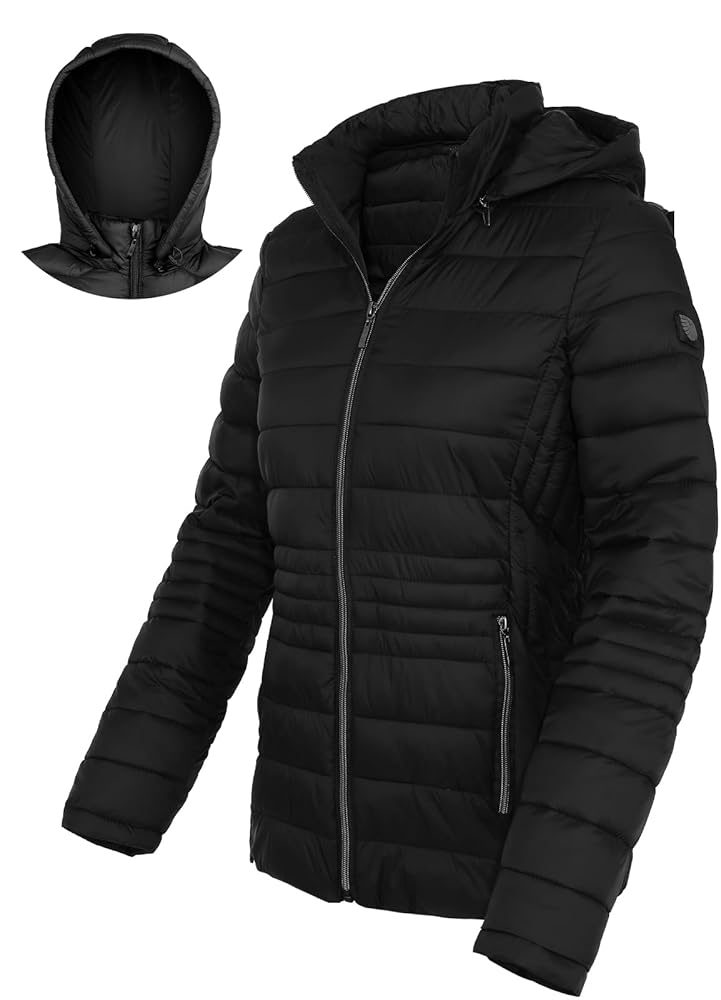 ジャケット・アウター whowhat HOODED JACKET Black Amazon.com: XYXIONGMAO Casual Techwear Zipper Tactical