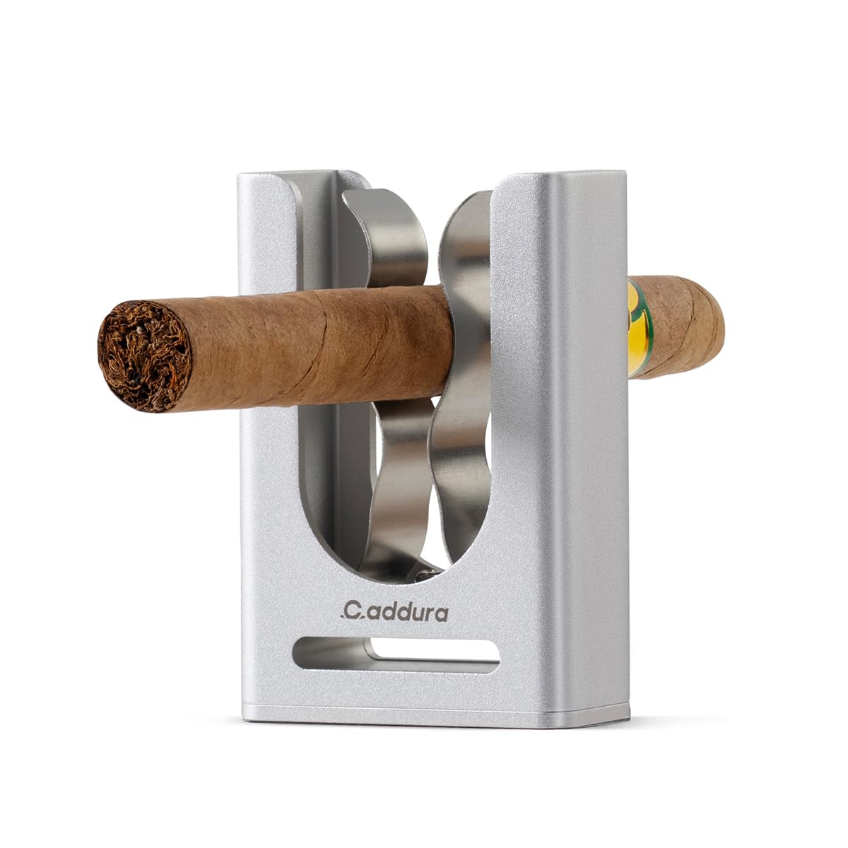 Magnetic Cigar Holder - Ultimate Golf Accessory for Cigar Lovers, Magnetic Grip and Loop Strap for Golf Cart, Adjustable Clip (30-60 Ring Gauge), Aluminum Alloy, For Golfing, Grilling, Fishing