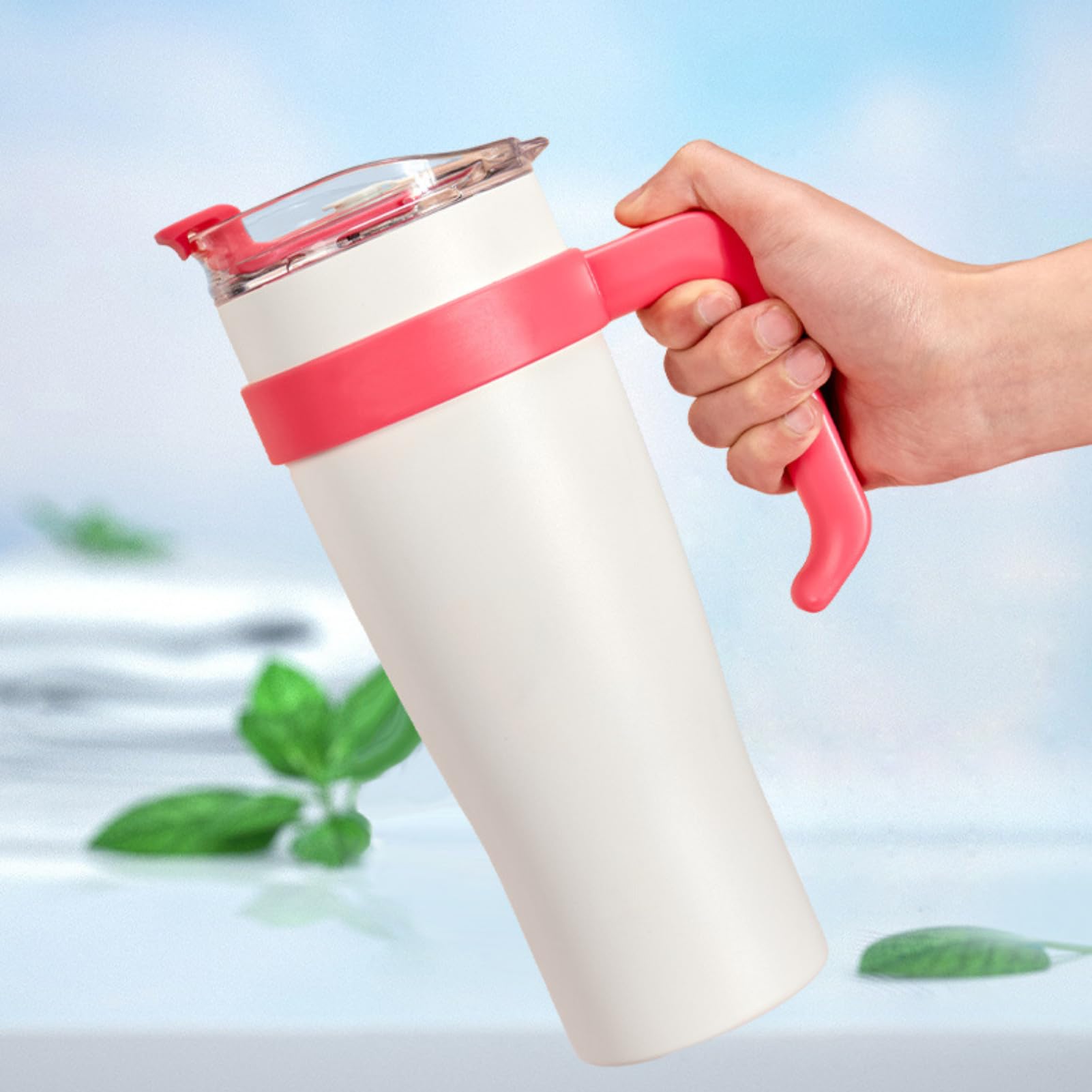 Tumbler Di Sublimazione Da 40 Once Con Coperchio Della Paglia Tazza Da