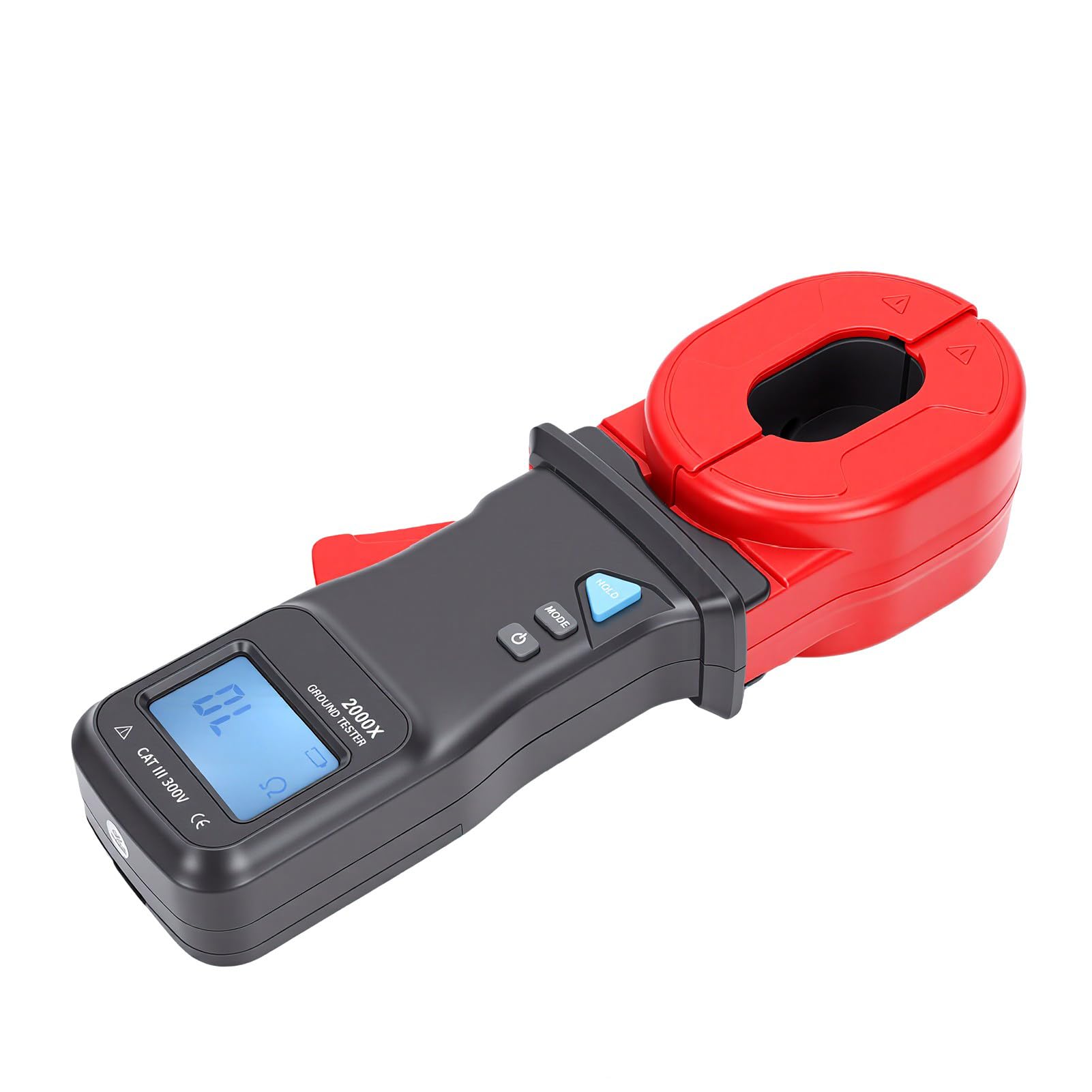 Pinza Medidor de Resistencia de Tierra 0.01 a 500 Ohmios Metro