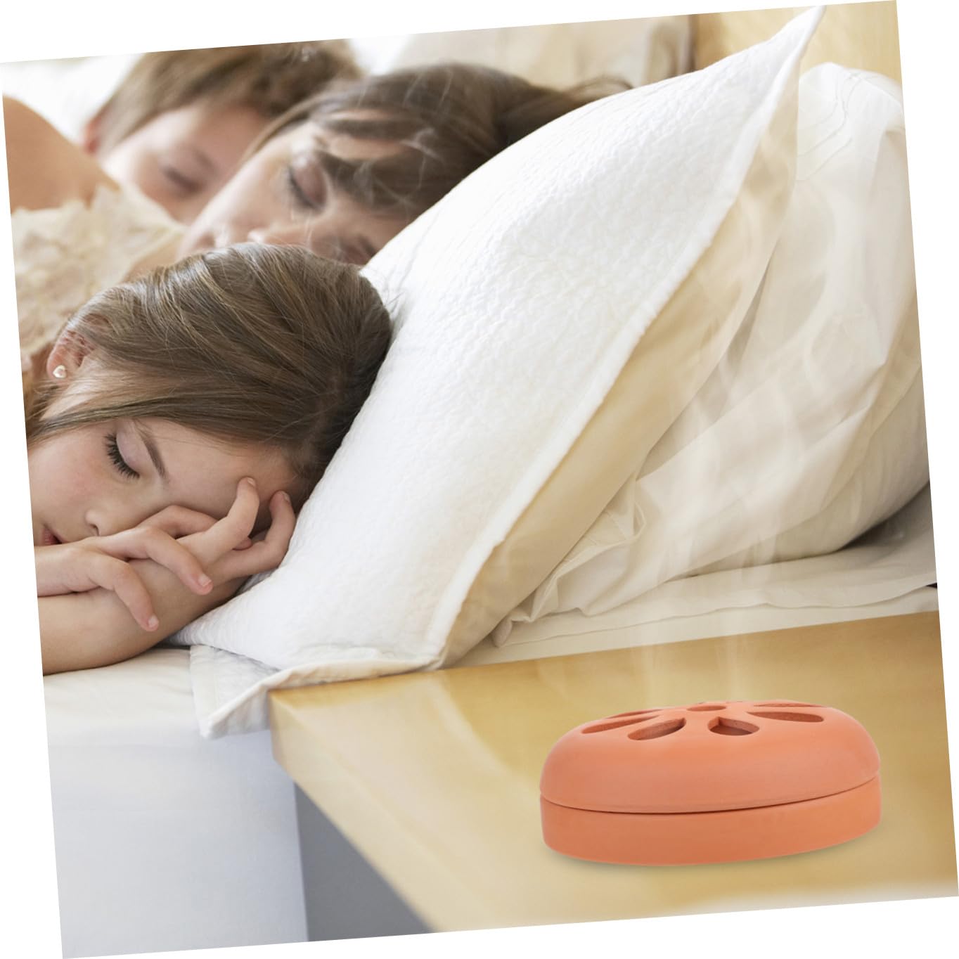 Bruciatore a Spirale in Terracotta, 2 Pezzi, Coperchio Traforato
