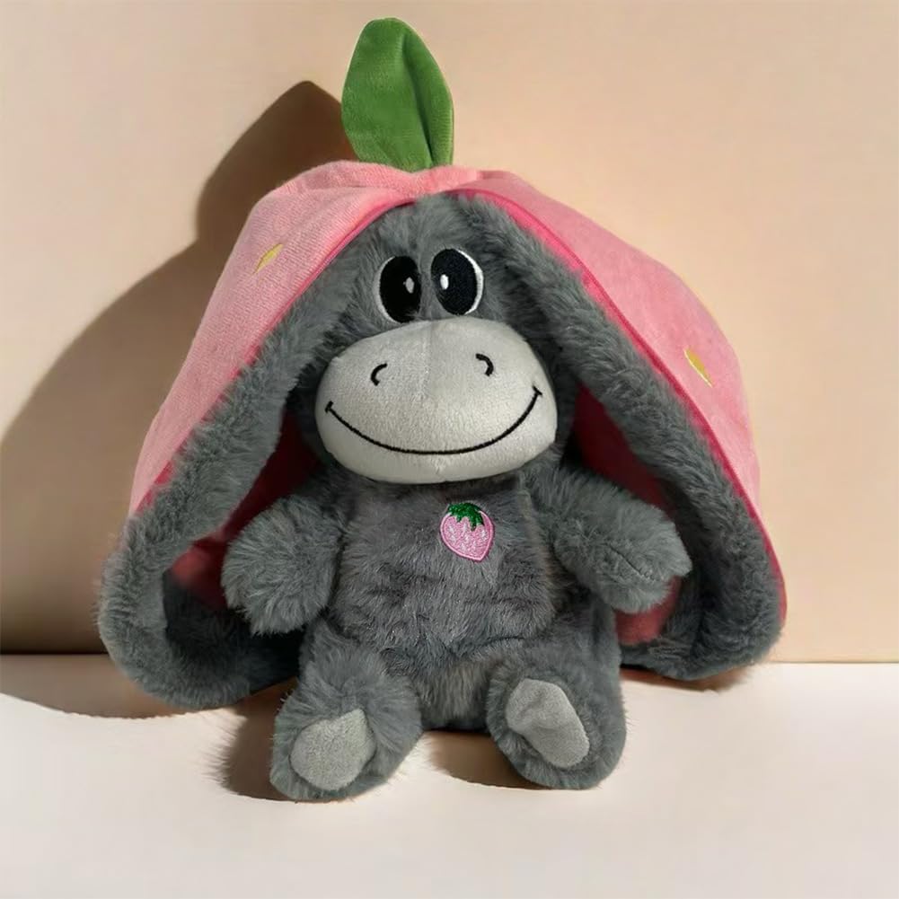 CHANGYUE Panda Music & Light Authing Toy avec Un Mouvement respiratoire pour Le Coucher (Rose)