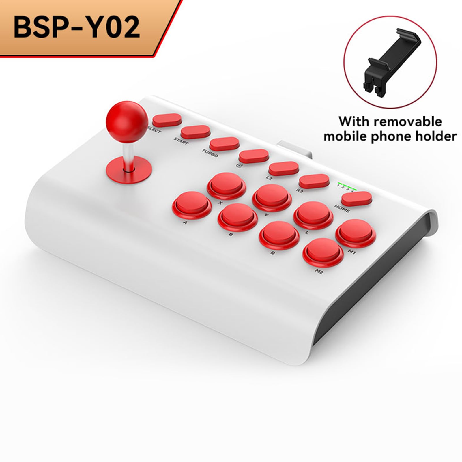 Arcade Battle Joystick | Arcade Battle Joystick | Arcade Fight Stick | arcade Battle Joystick con funzioni Turbo/Macro | Joystick arcade nostalgico per PC e console di [video game]