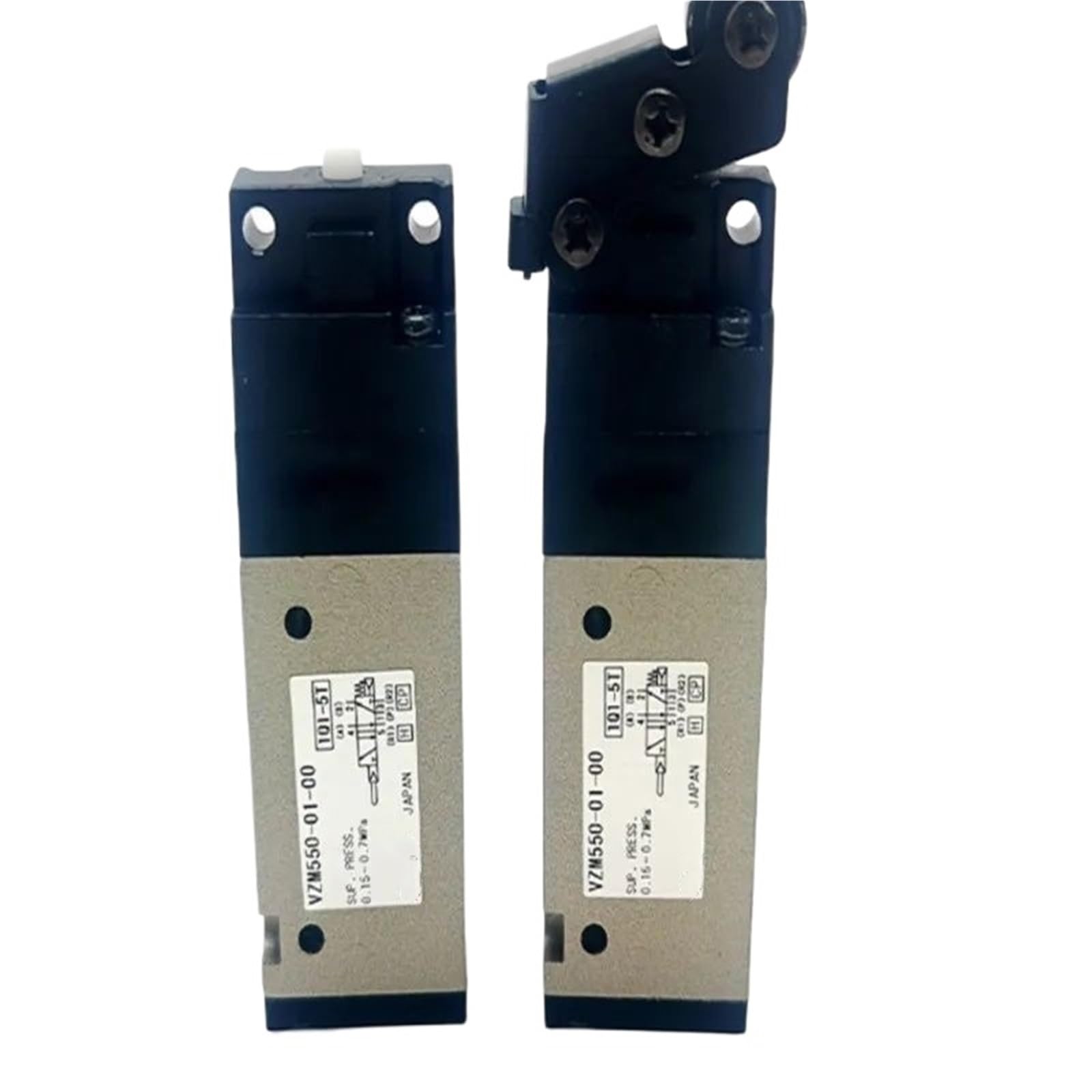 Vanne mécanique pneumatique VZM450-01-00 bouton rouge pour distributeur d'air