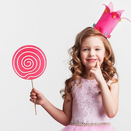 Miniatura 3 de Accesorio de fotografía, 2 piezas de accesorios de piruleta grandes, adornos de dulces falsos, accesorios de fotos de comida, decoración de