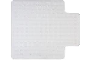 Staples 567298 45-Inch X 53-Inch Low Pile Carpet Chair Mat Lip