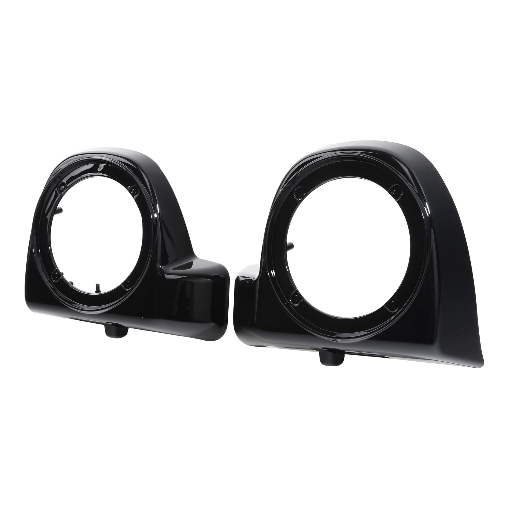 XMT-MOTO Vivid Black 6.5 in. Fairing Lower Speaker Boxes fits for 2014-later Harley Touring Road Glide, Street Glide, Electra Glide Std