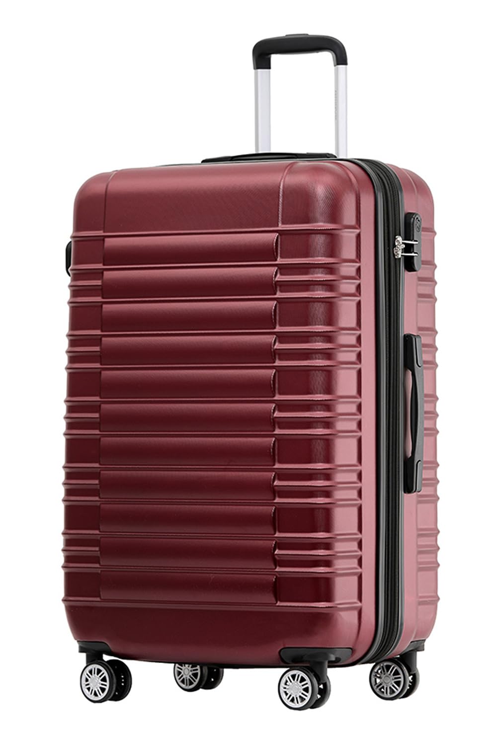 BEIBYE 2088 Zwillingsrollen Reisekoffer Koffer Trolleys Hartschale M-L-XL-Set in 14 Farben