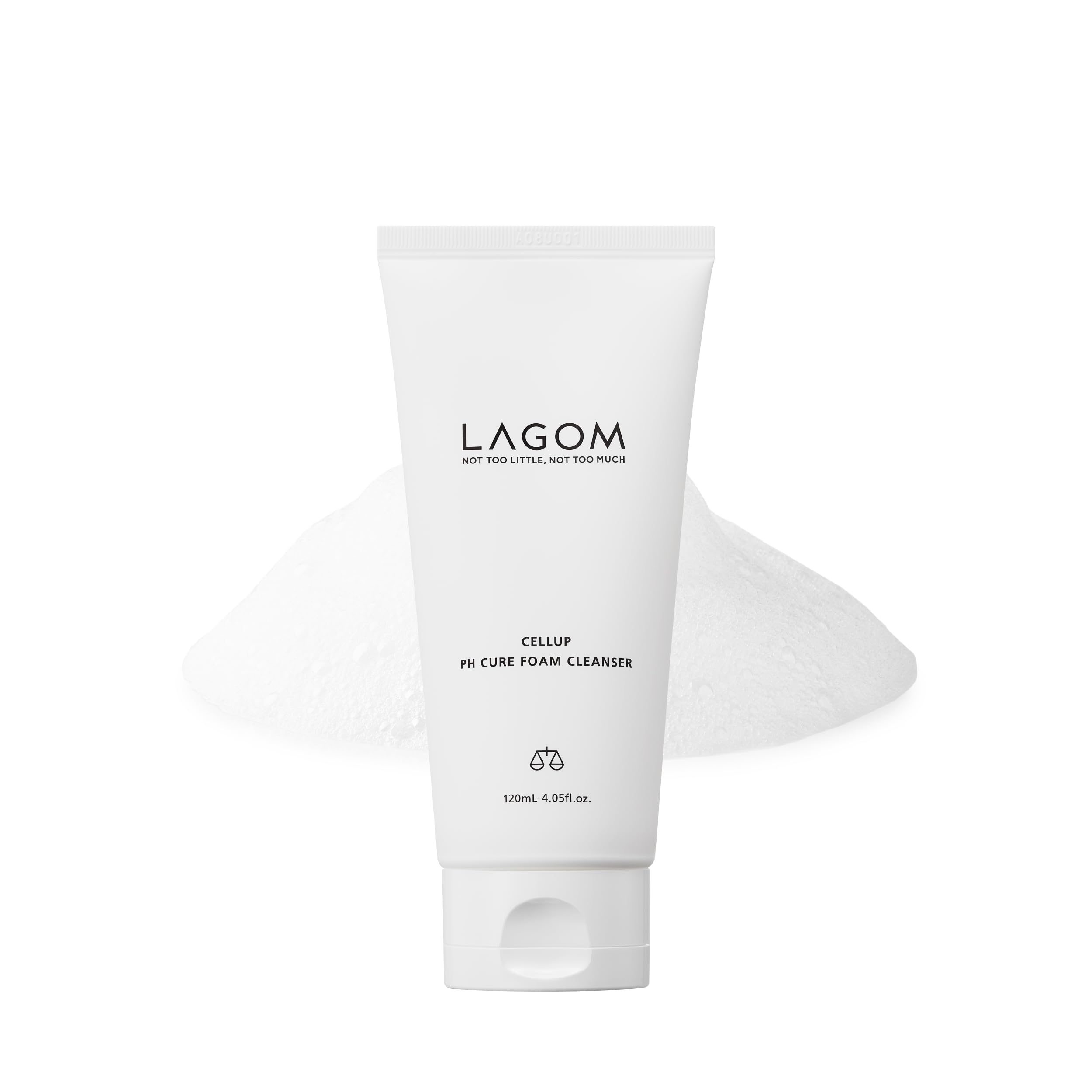 LAGOM(ラゴム) pHバランシング フォームクレンザー 120ml (メイク…