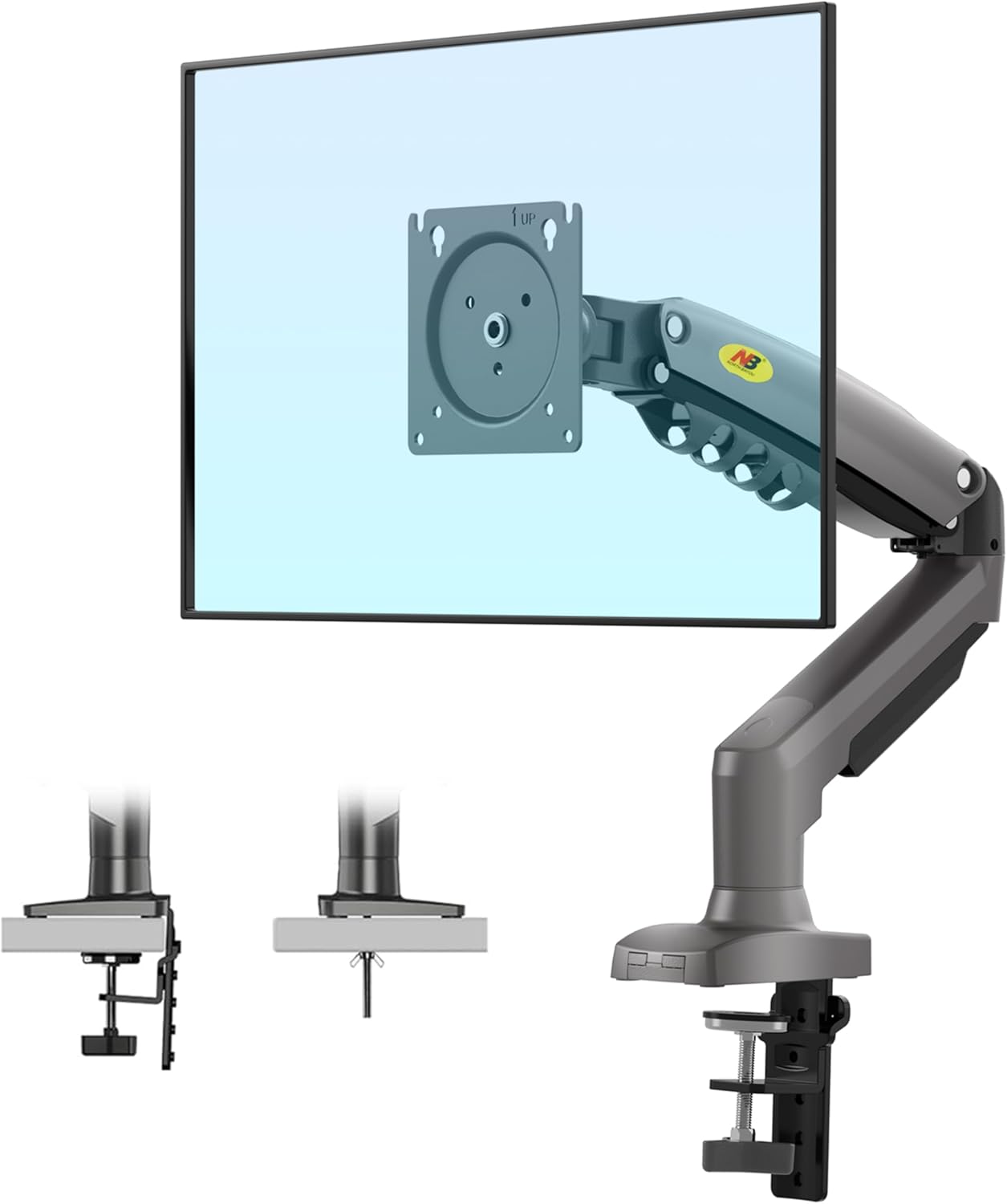 Suporte para Monitor Articulado 17 a 30 de Mesa com Pistão a Gás F80 NB North Bayou
