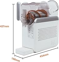 Vista 7 de Máquina de granizado Cuelep sin necesidad de hielo, fabricante de granizados para el hogar, Auto-Clean, 5 programas preestablecidos, operación