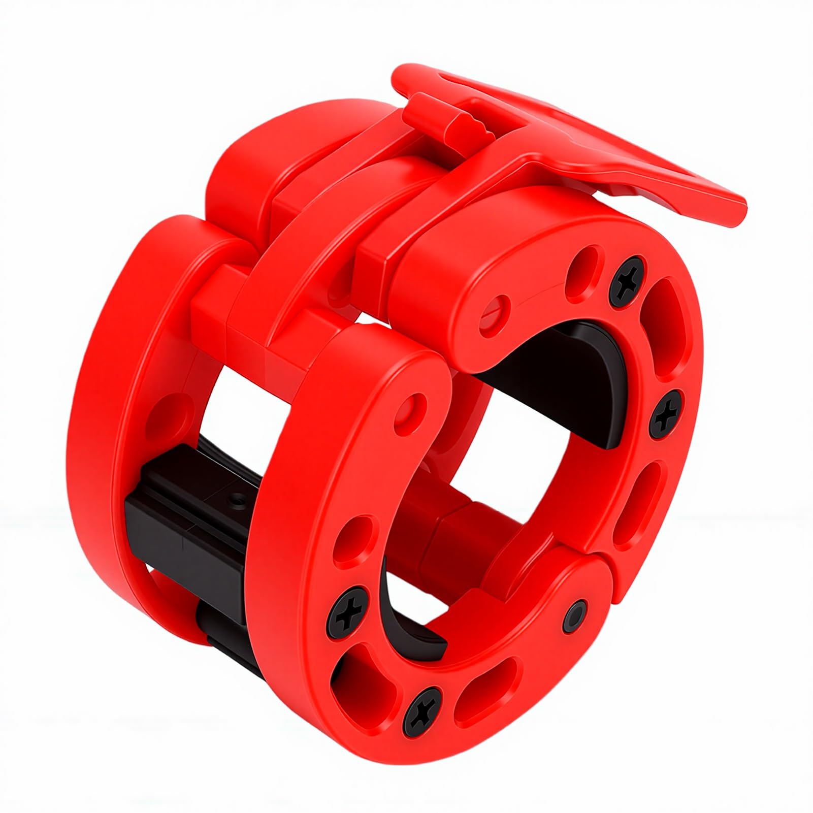 Wakects Morsetto per Collare per Bilanciere Clip a Molla in Plastica per Bilanciere da 2 Pollici Diametro Interno 50 Mm Installazione con Una Sola Mano Blocco Rapido della Piastra per Sollevamento