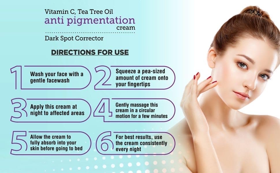 Anti Pigmentation Cream | Removes Dark spots, Fine Lines, Wrinkles & Ageing Spots Suitable for Women/Men - All Skin Types - 30 gm| Even Skin Tone - Pigmentation removal - Image 8