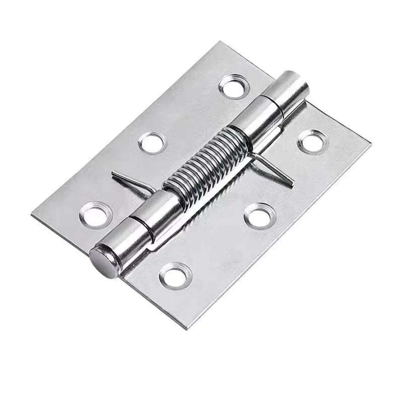 Hinges Cabinets Stainless Steel Spring Hinges Self Closing Door Hinges 2/3/4inch Hardware 6/10Pcs(3inch 70x48x1.2mm,10pcs)