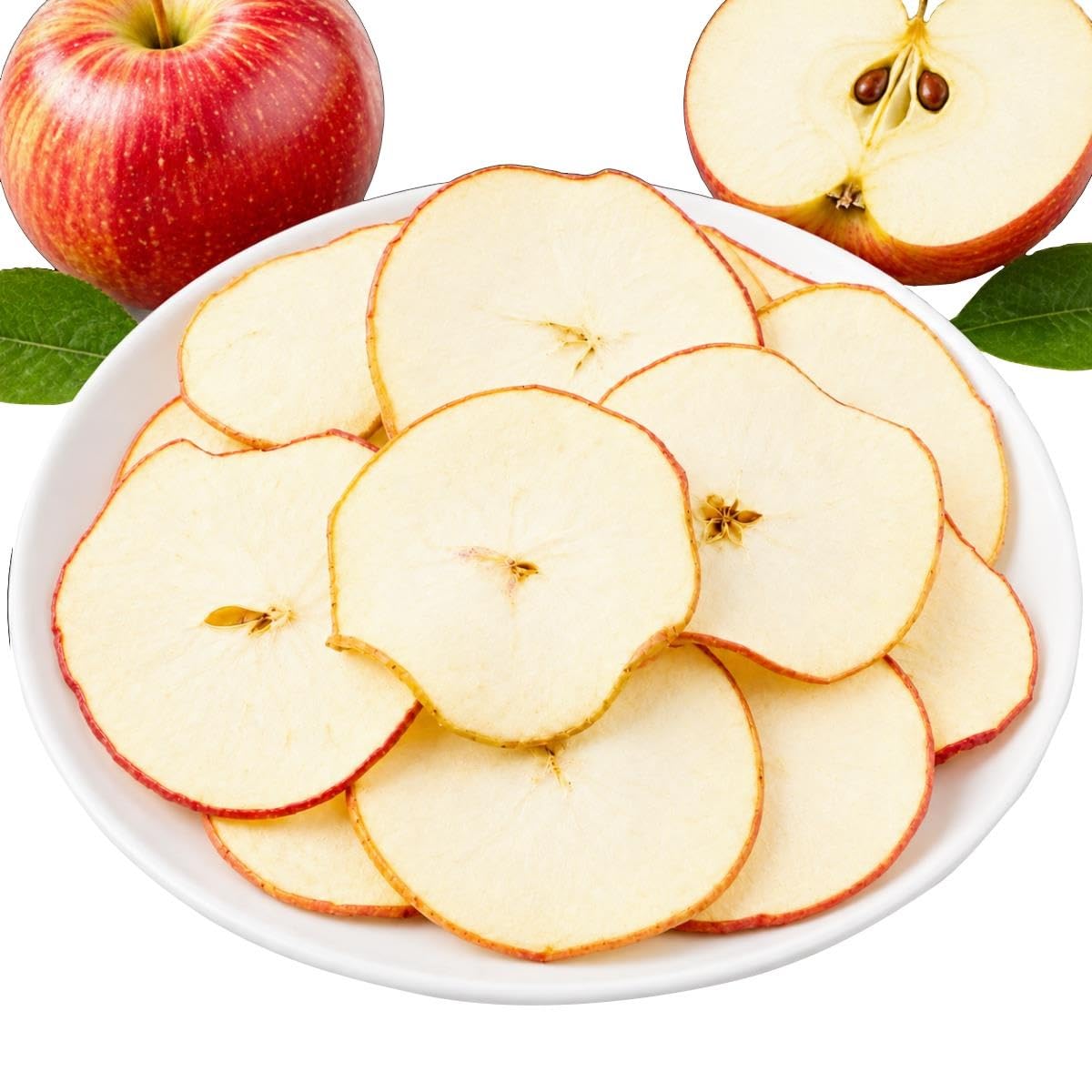 Rodajas de Manzana Liofilizada 500g - Enteras Crujientes Frutal Snack