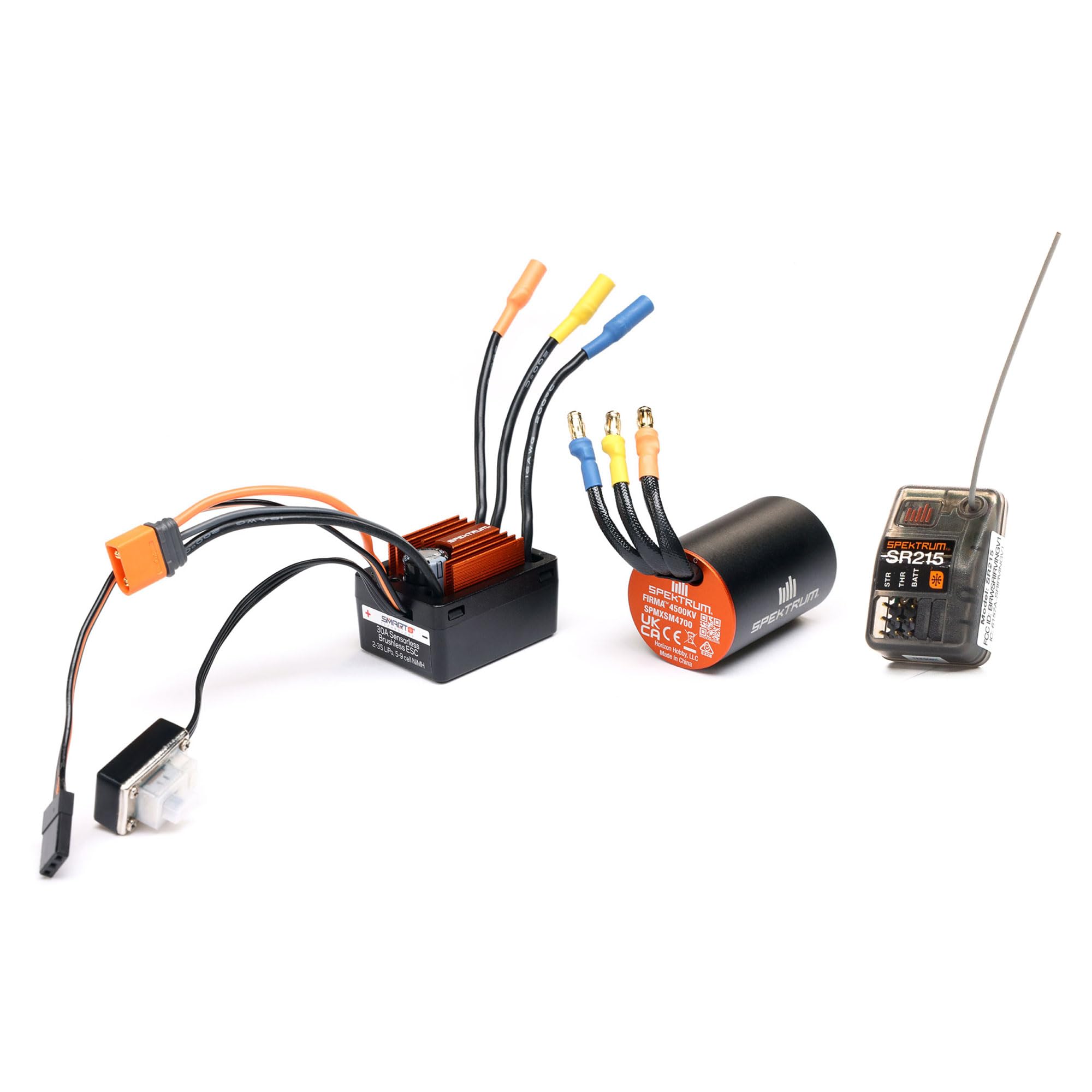 Amazon.com: Spektrum Accessories Smart BL ESC/Motor/RX Combo: 1/12