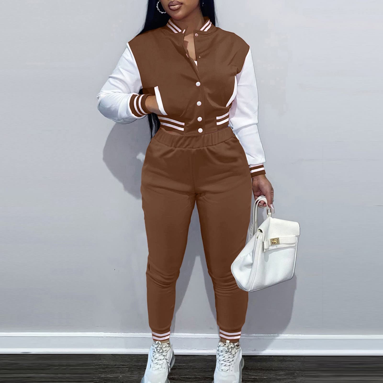 Kouzhaoa Women Jumpsuits And Rompers Elegant Women Autumn Baseball