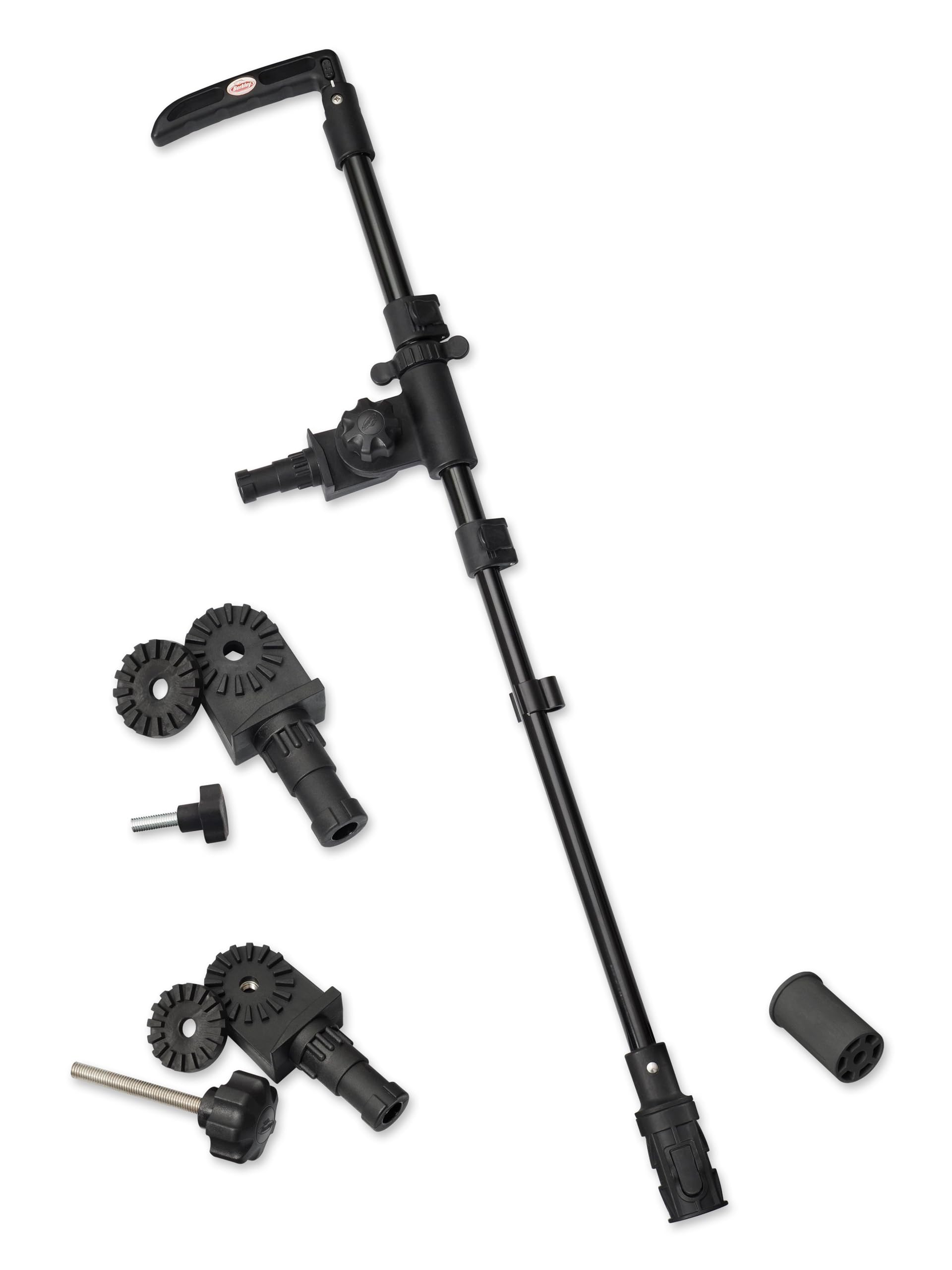 Berkley Pértiga Ajustable para transductor | Soporte telescópico Giratorio Livescope y Fishfinder de 50-​80 cm | Brazo de sonda orientado hacia Delante para Garmin LVS32 LVS34 | 80 cm