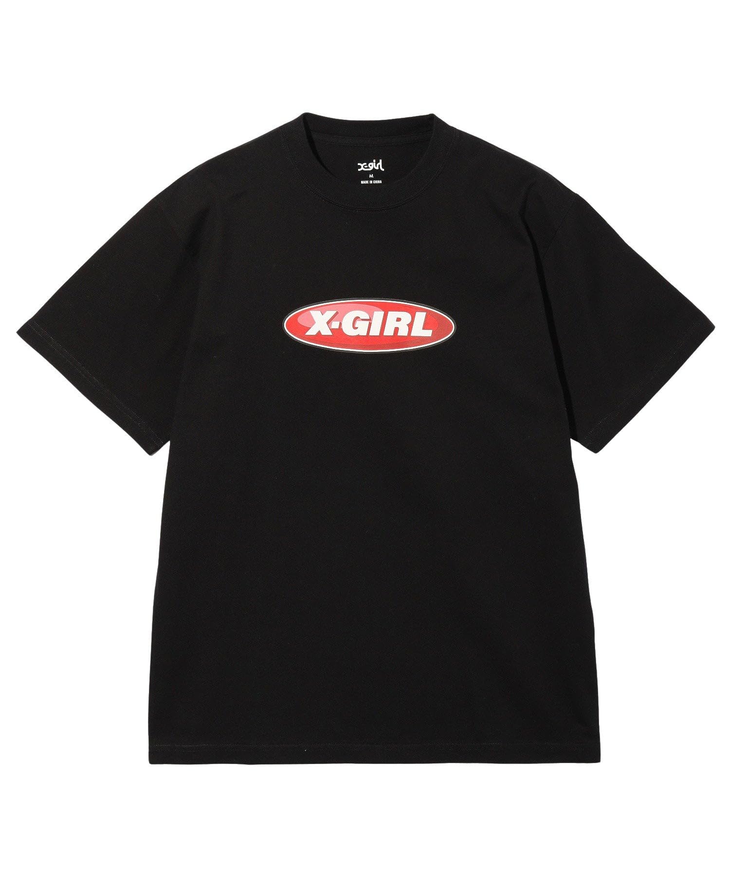 Amazon | [エックスガール] カジュアル METALLIC OVAL LOGO S/S