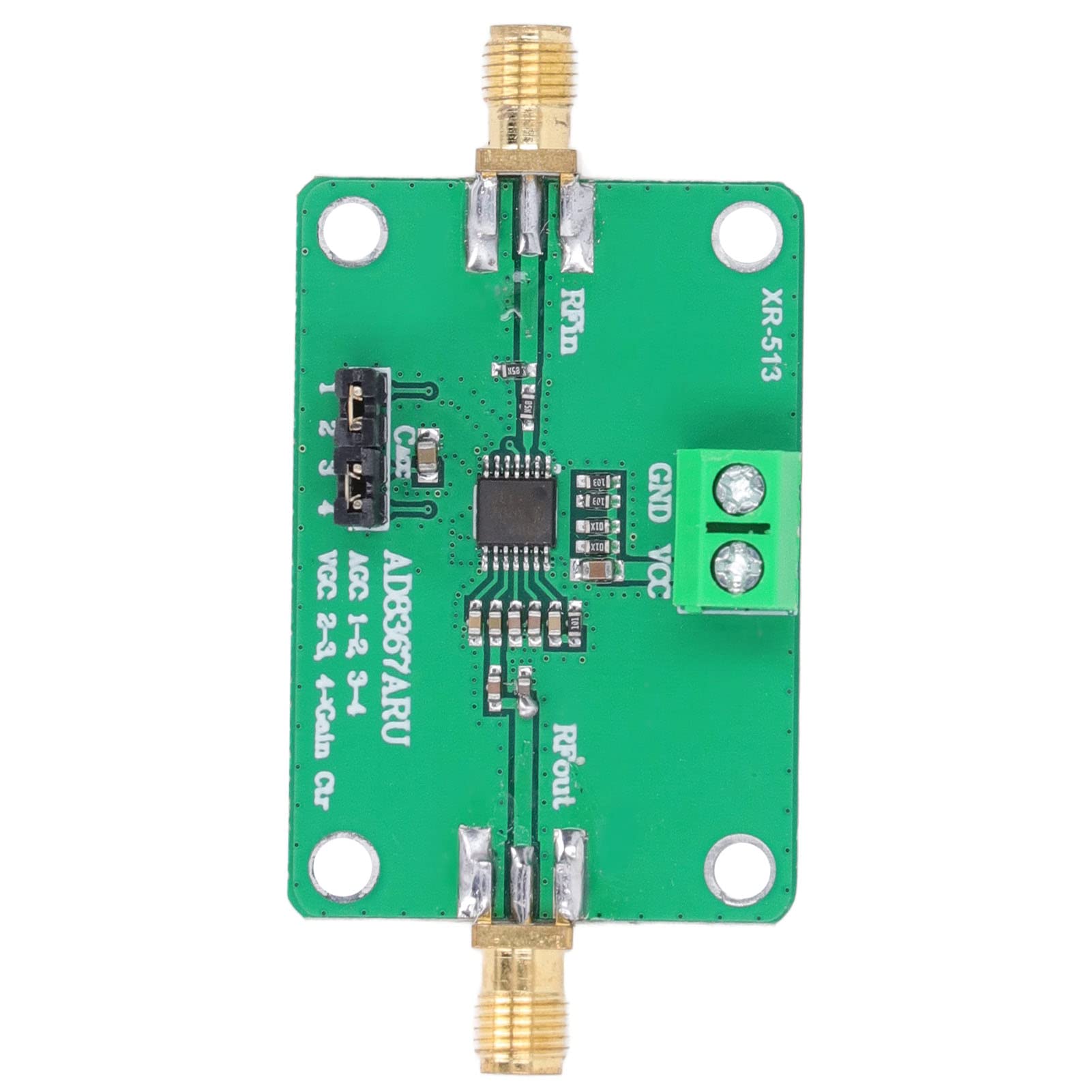 AGC Amplificatore IF Guadagno 45dB Amplificatore IF 28mA Controllo Automatico del Guadagno 0,1 a 500 MHz Amplificatore di Frequenza Intermedia per Ricevitore