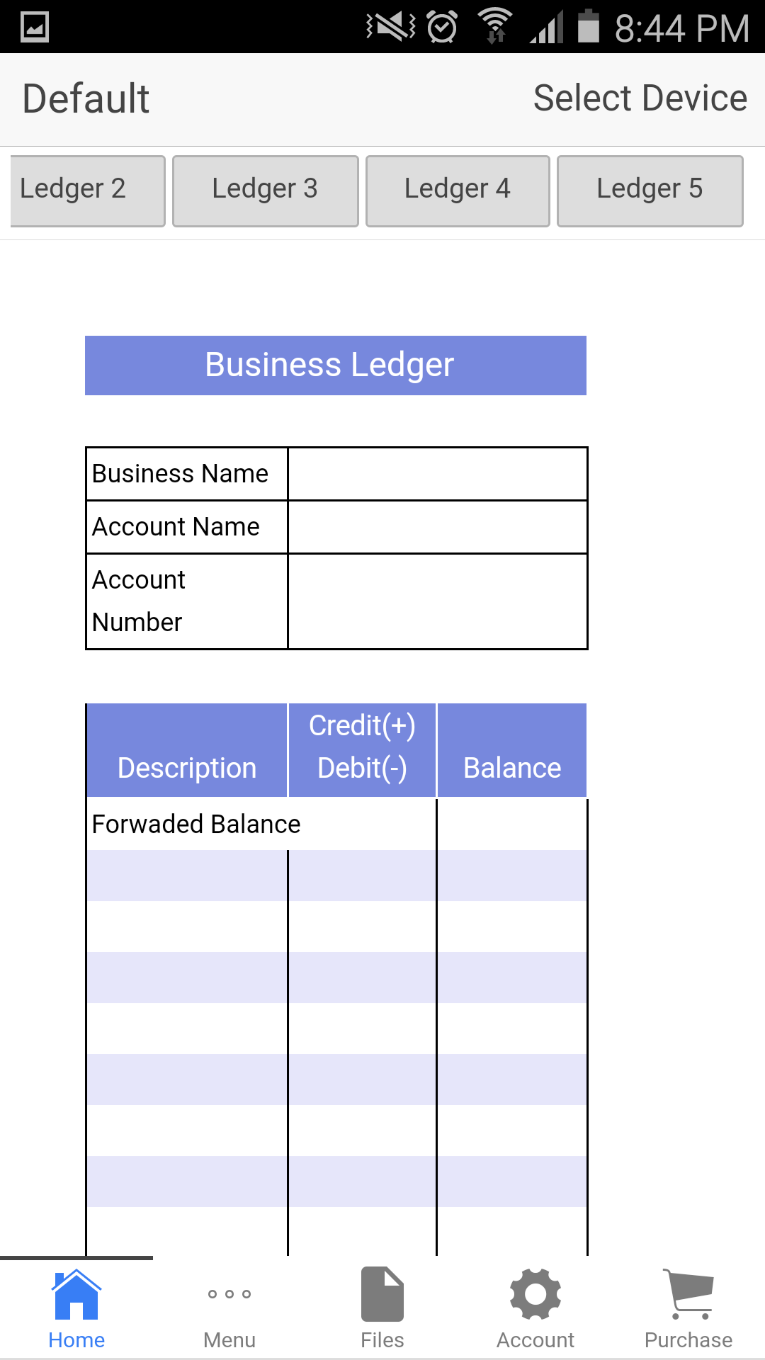 Company Ledger App on Amazon Appstore