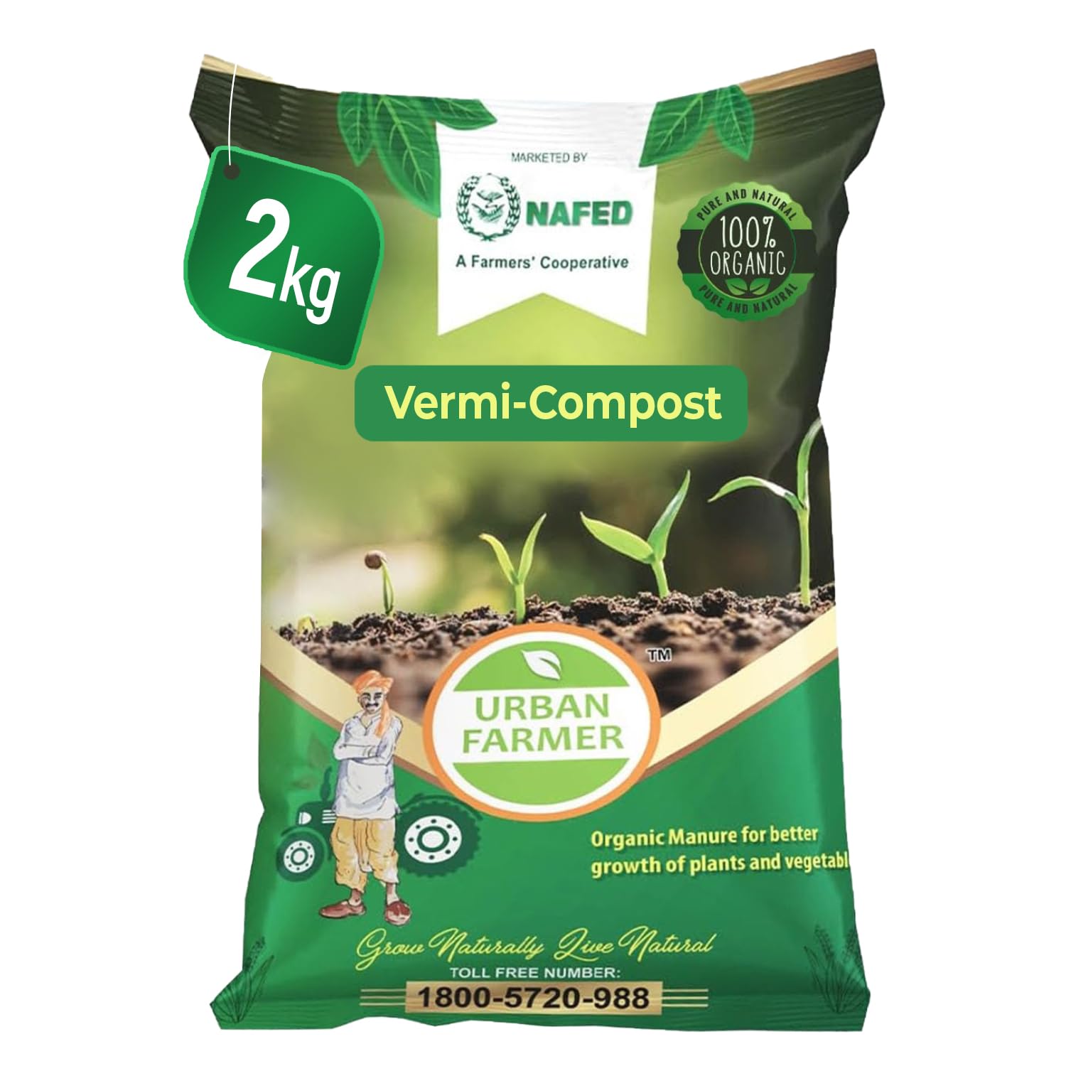 See full amazon price history chart for URBAN FARMER™ -Vermicompost for Plants, 100% Organic & Nutrient Enrich Manure | Fertilizer for Indoor and outdoor Plants, Home Gardening | Soil Mix for Pot Plants | Composter (Vermicompost, 4 KG) URBAN FARMER™ -Vermicompost for Plants, 100% Organic & Nutrient Enrich Manure | Fertilizer for Indoor and outdoor Plants, Home Gardening | Soil Mix for Pot Plants | Composter (Vermicompost, 4 KG) (B0D34WMS33) Amazon Price History, Amazon Price Tracker