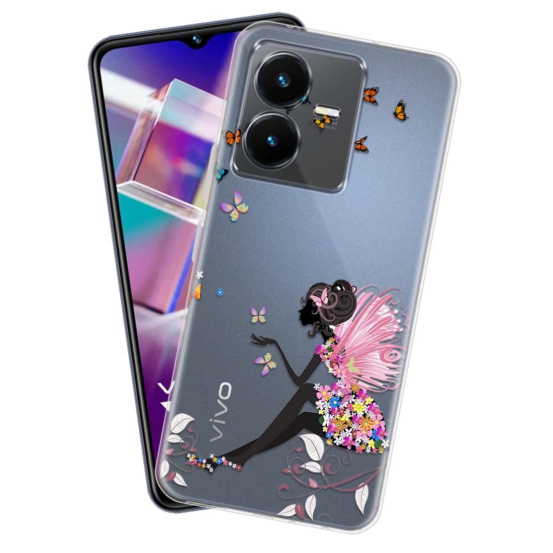 Fashionury Designer Printed Soft Silicone Back Case Cover for Vivo Y22 Back Cover for Vivo Y22 -D0471 (B0BFLFD35N) Amazon Price History, Amazon Price Tracker