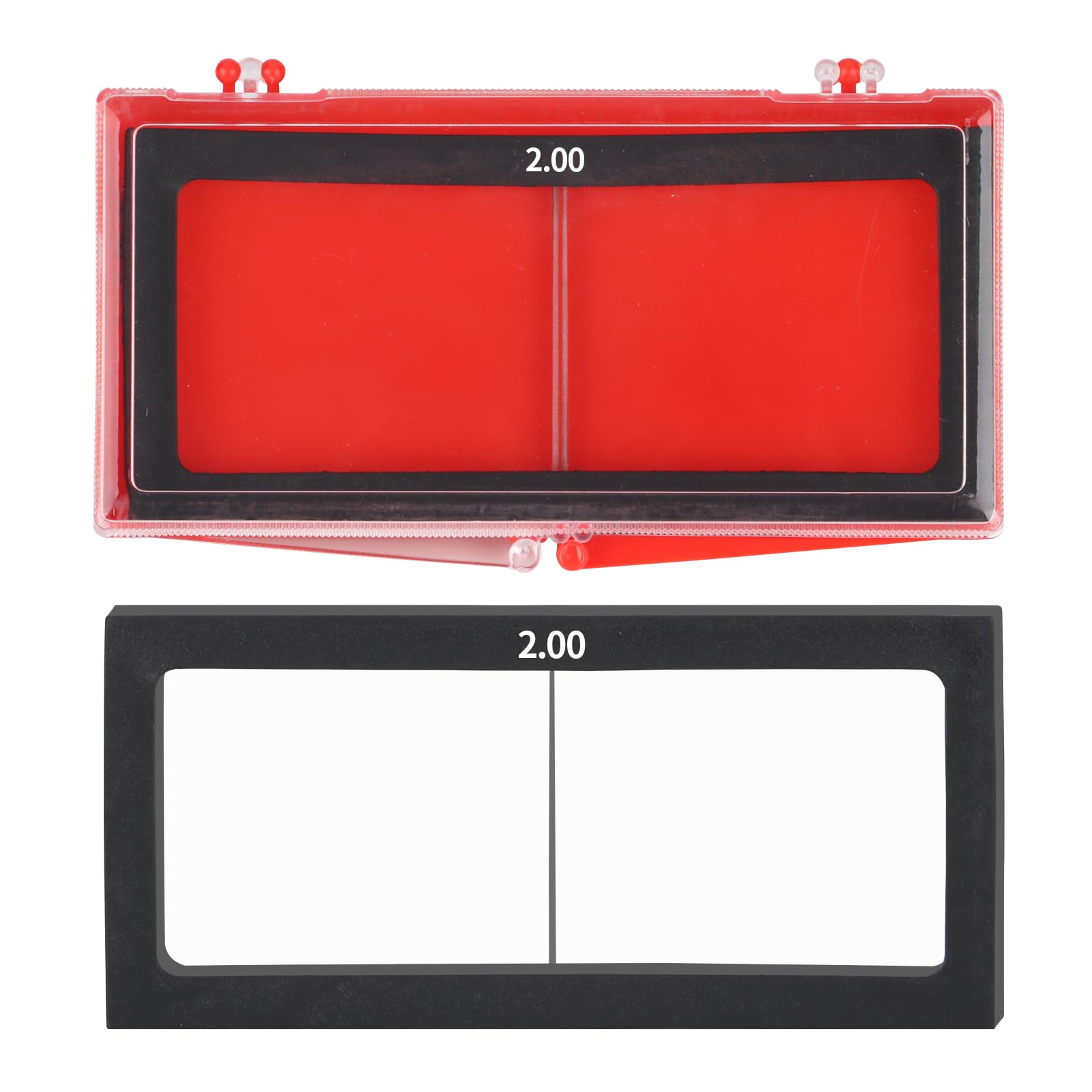 Lupa de vidrio para soldar, 2 unidades, protección ocular, accesorios de soldador 0.75 1.0 1.25 1.5 1.75 2.0 2.25 2.5 2.75 3.0 dioptrías de procesamiento profesional para casco de soldadura (2.0)