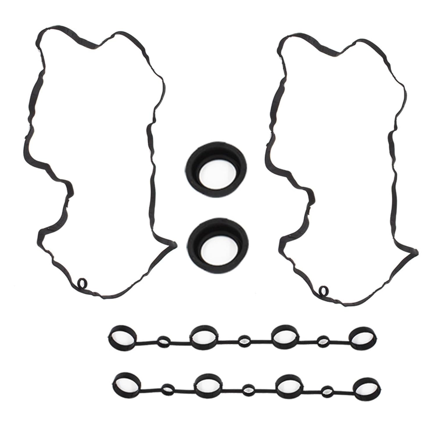 GXYWADY Valve Cover Gasket Set and Spark Plug Seals Replacement for Cayene 4.5L V8 2003-2006 Replacement for 94810593103, 94810593205, 94810593300 94810593400