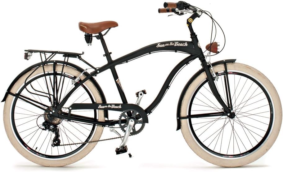 Via Veneto Bicicletta Cruiser Uomo Sun on the Beach 26