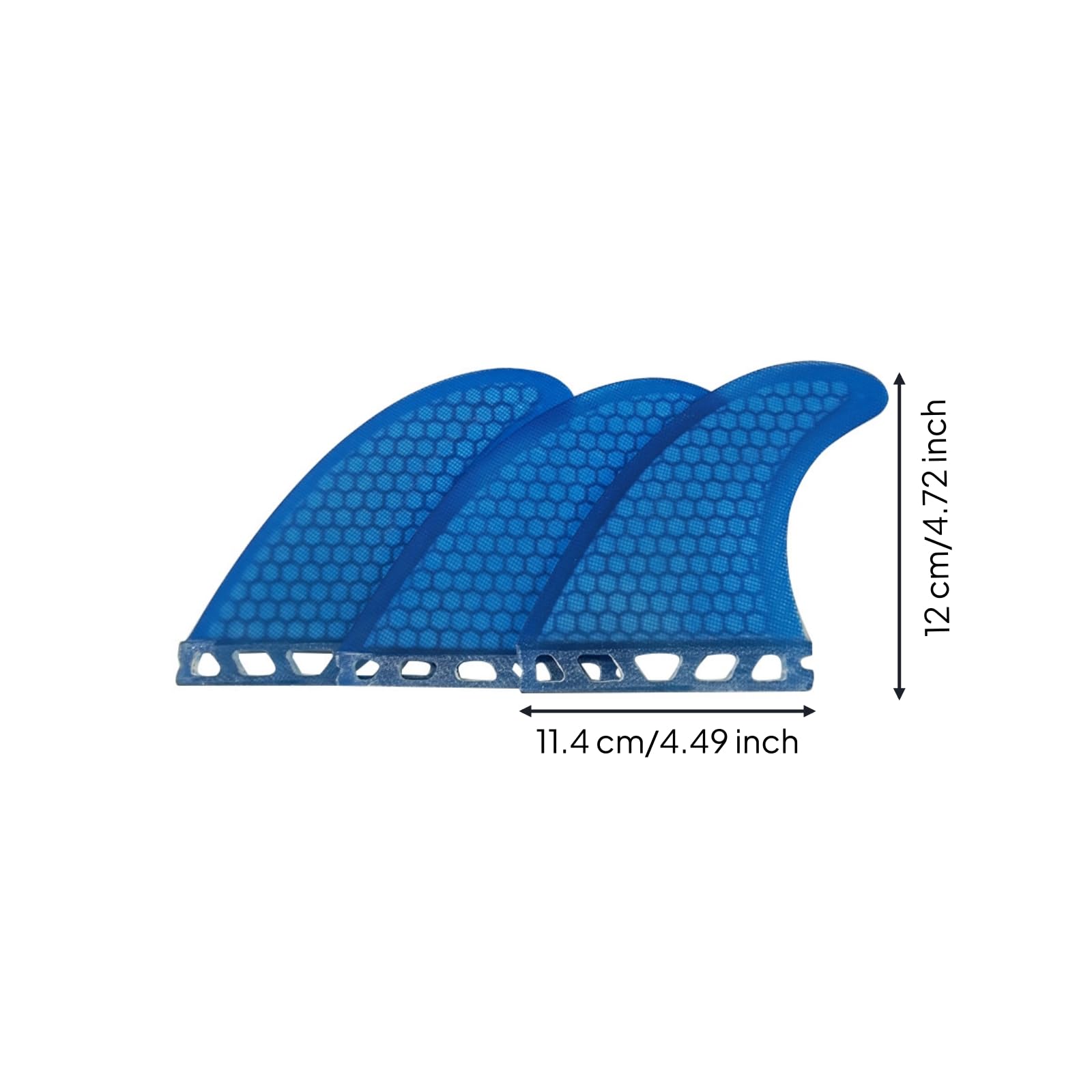 Aileron de Surf Single Tab Aileron Planche Aileron Aileron Fibres pour Stabilité Directionnelle et Virages Nets avec Compatibilité Single Tab Adapté