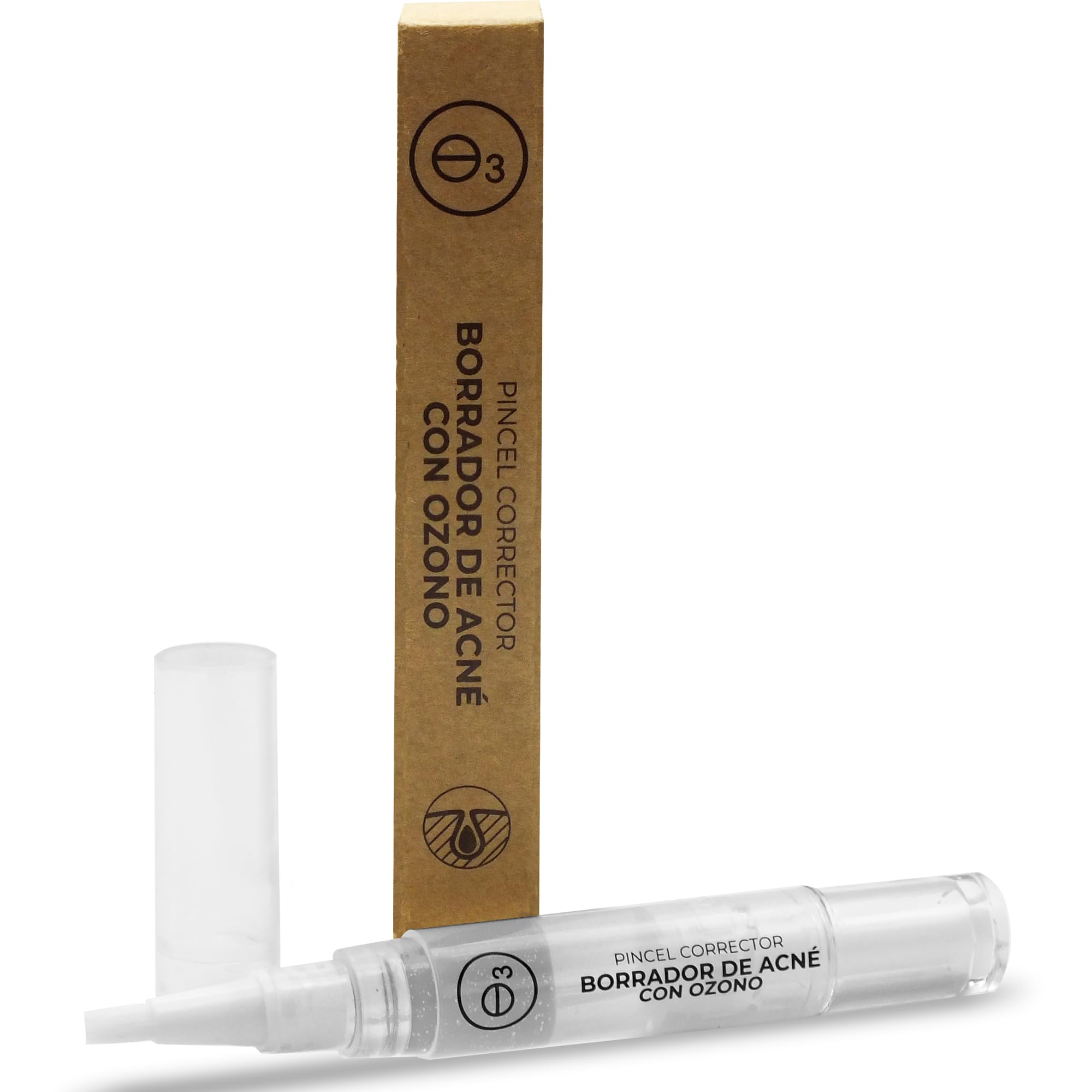 OZONO D'OR - Ozone Acne Eraser Pen - Eliminates Acne, Itching, and Inflammation - Hydrates and Regenerates - Immediate Effectiveness, No Scars, 100% Natural and BIO - Suitable for Sensitive Skin 4 ml