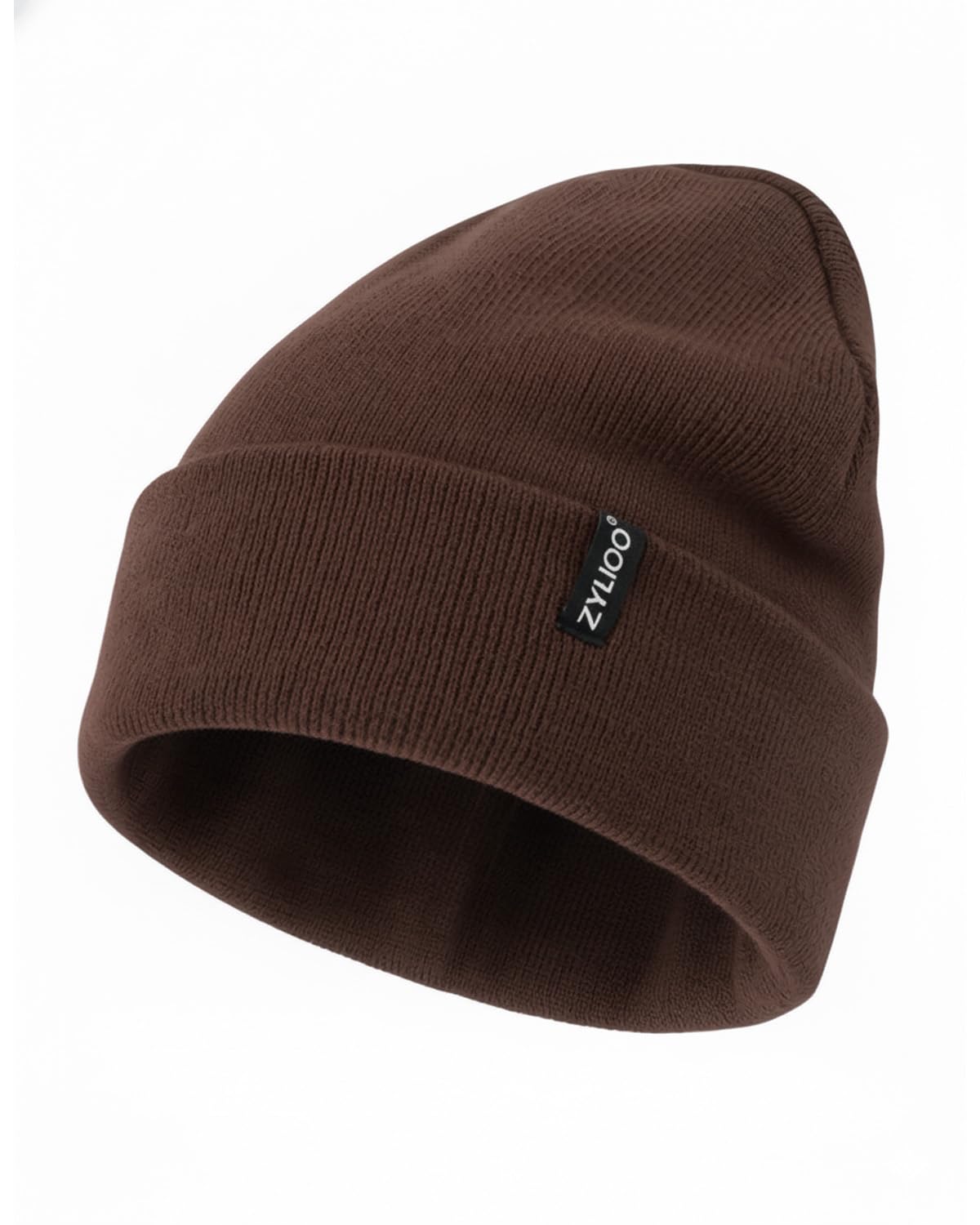 Zylioo XL/XXL Beanie Hats for Big Heads, Winter Knitted Beany Hats, Warm Slouchy Cuffed Skull Watching Cap