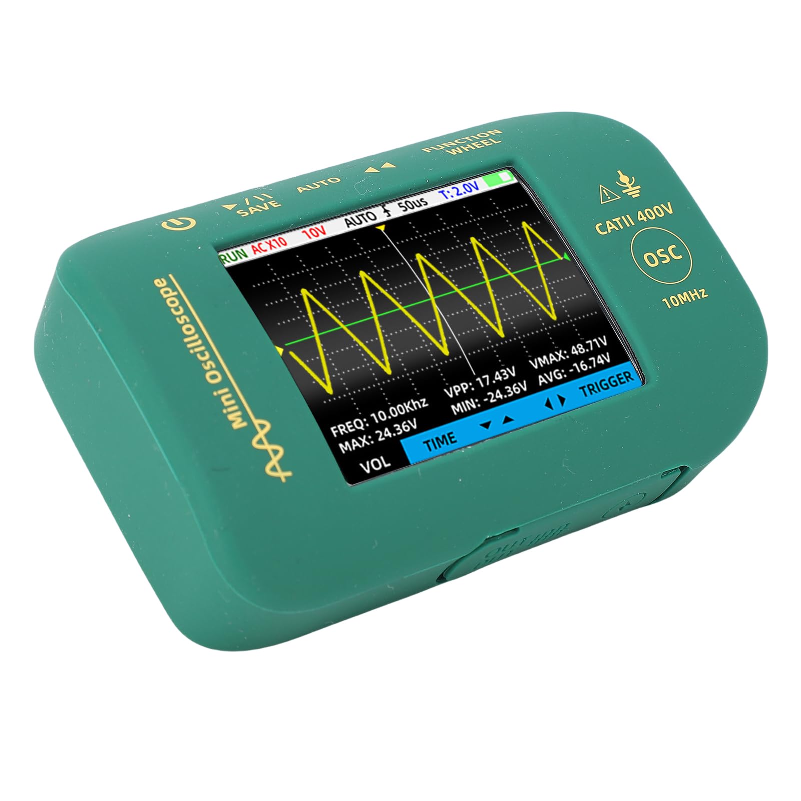 Oscilloscopio Digitale Portatile Display Clear 10MHz Facile Collegare Oscilloscopio Accurato Ed Efficace Multimetro Automotio Digital Scope Osciloscopio Channel Rigol