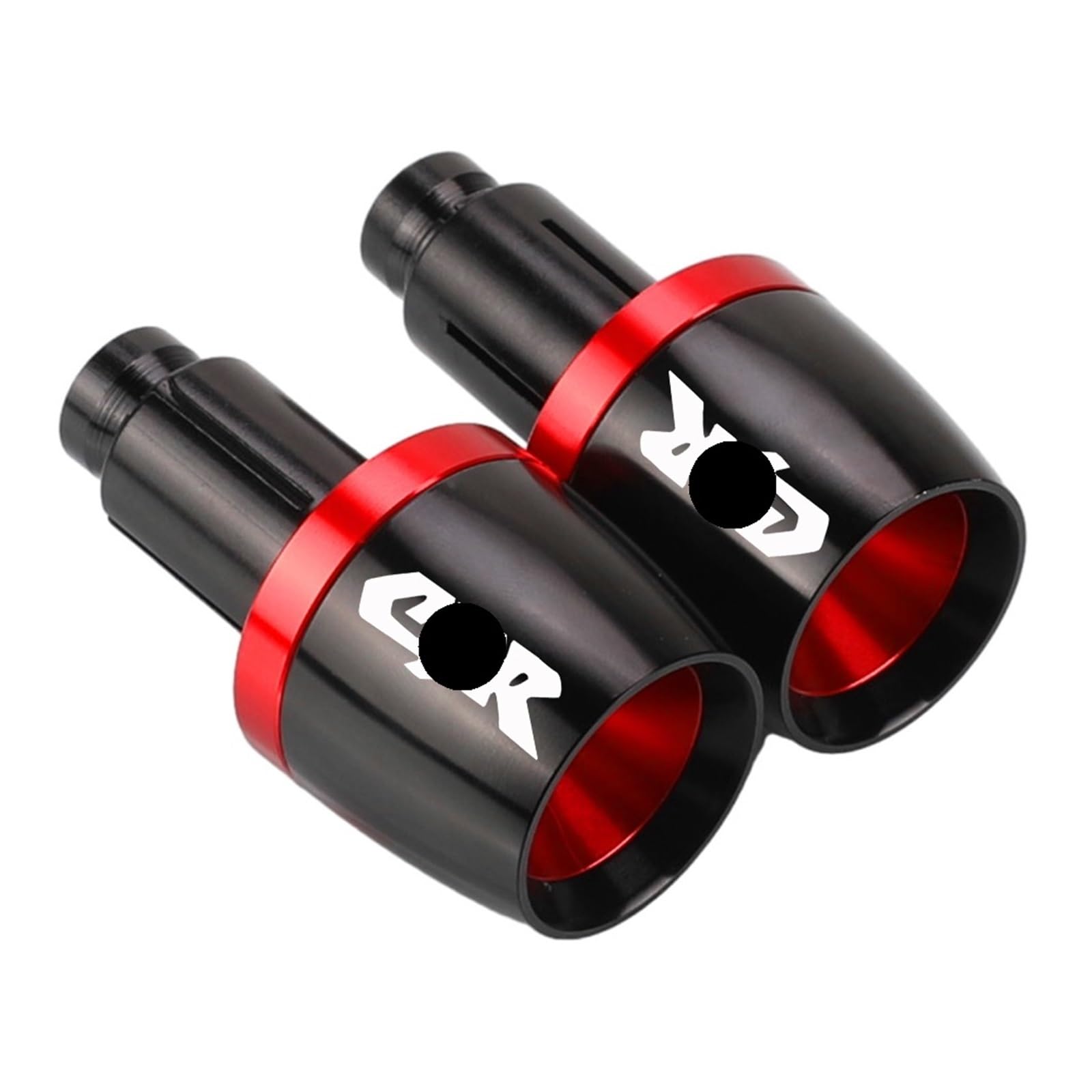 Moto Topes Manillar Empuñaduras De Manillar Motocicleta para CBR 600, 400, 900, 650, 150, 125, 300, 500, 929, 954, 1000, 250 R/RR/F/XX(Red)