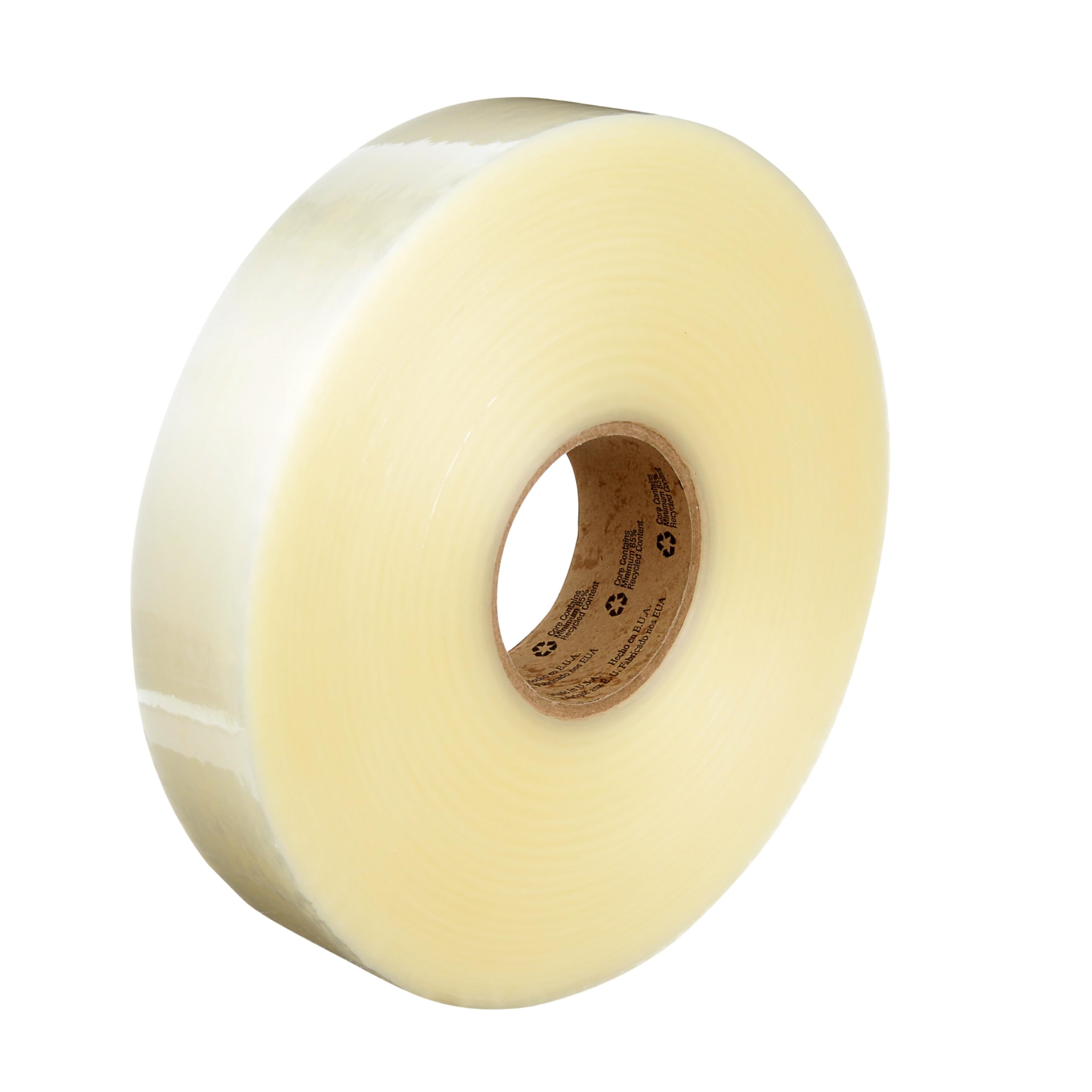 Scotch Box Sealing Tape 371, Industrial Grade Polypropylene, Synthetic Rubber Adhesive, Clear Color, 48 mm x 914 m, 6/Case