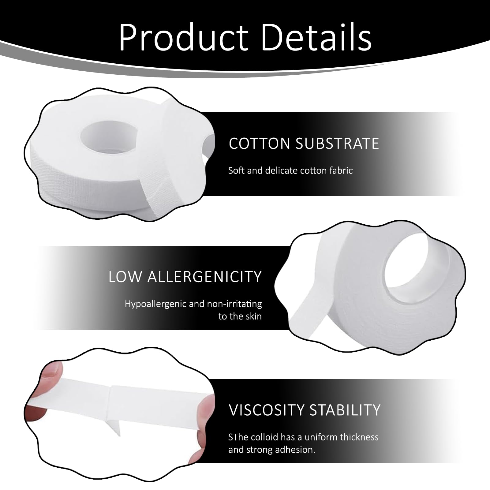 Strap,Straps,4 Rouleaux Strap Doigt,Tape Pour Doigt Avec Adhésif Extra Fort, Déchirable Tape Sportive, Blanc Ruban Adhésif Pour Doigts, Chevilles, Poignets, L'escalade, Musculation (1,25cm*10m)