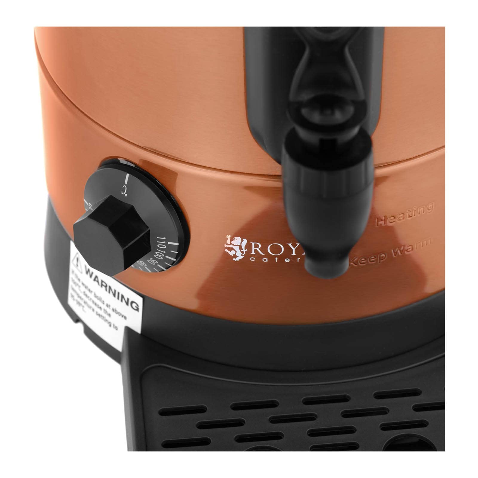 Royal Catering RC-WBDWC6O Bollitore professionale 6,1 litri 1.500 W acciaio inox