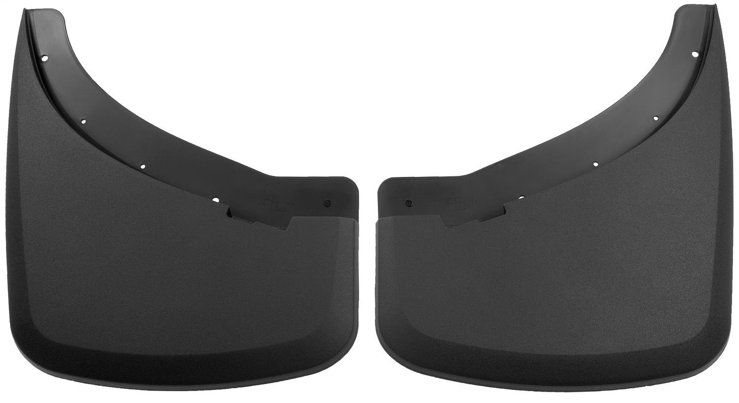 Husky Liners - 57841 Fits 2007-14 Chevrolet Silverado/GMC Sierra 3500 - DUAL REAR WHEELS Custom Dually Rear Mud Guards Black